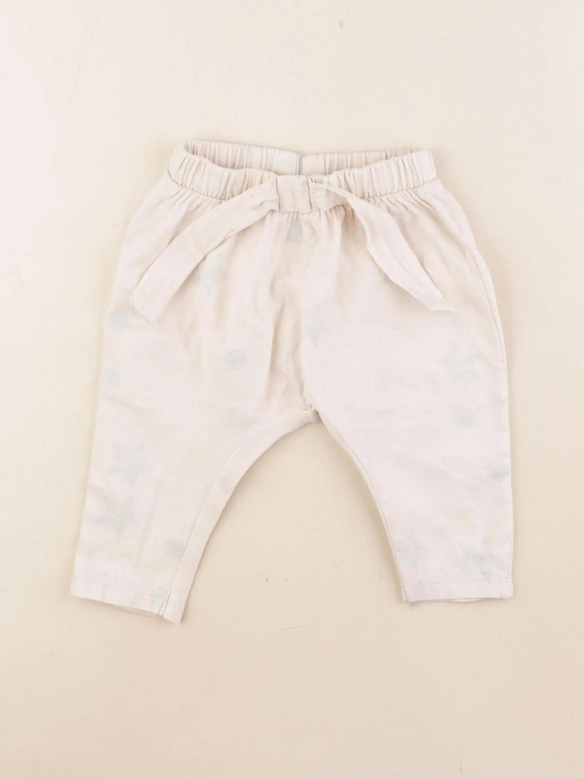 Zara - sarouel beige - 6/9 mois