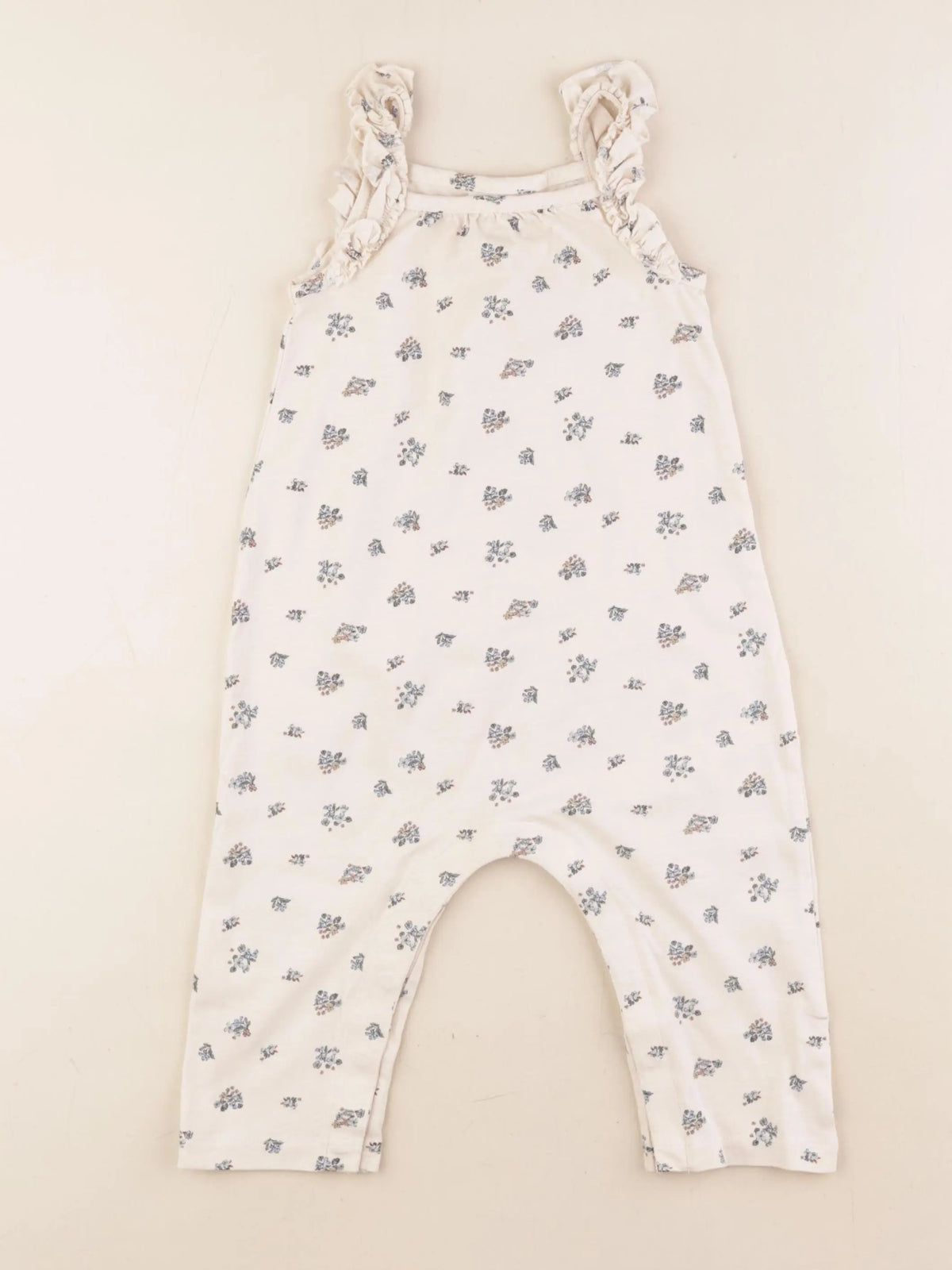 H&M - combinaison beige - 9/12 mois
