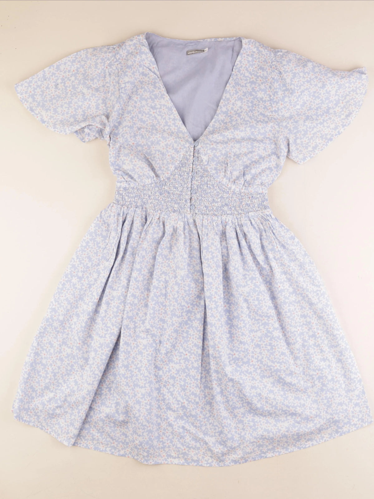 Vertbaudet - robe grossesse bleu, blanc - 38