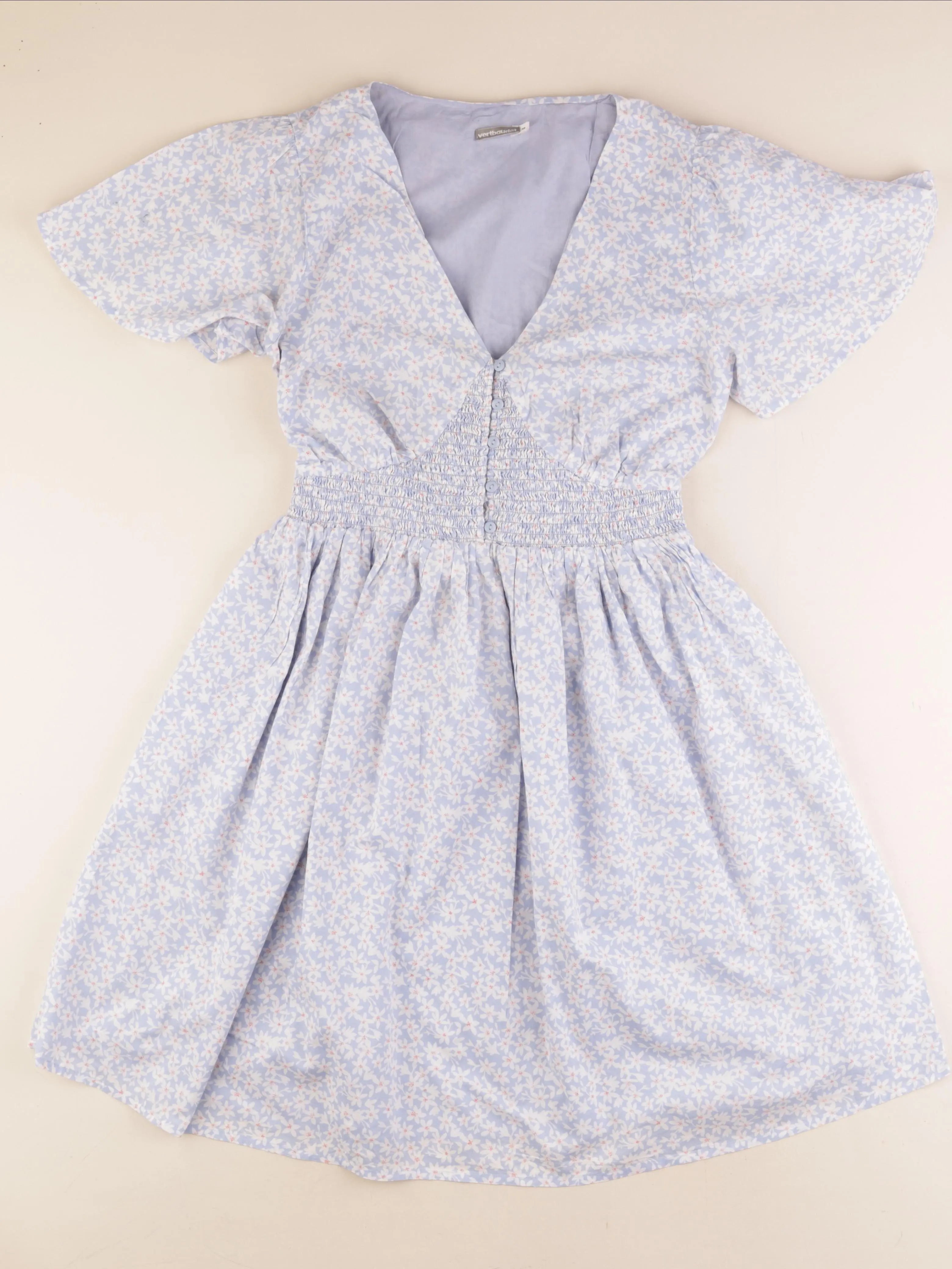 Vertbaudet - robe grossesse bleu, blanc - 38