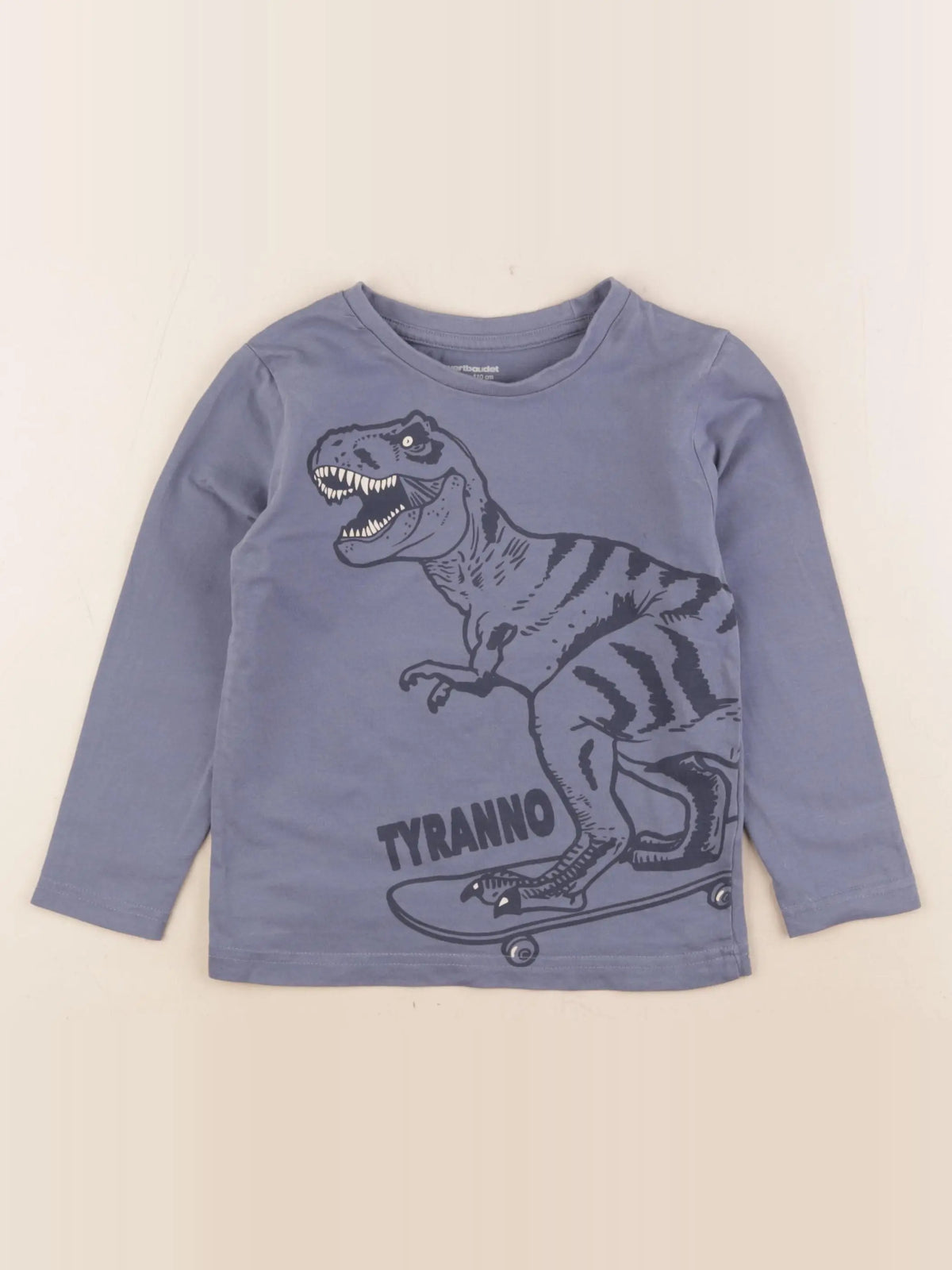 Vertbaudet - tee-shirt bleu - 5 ans