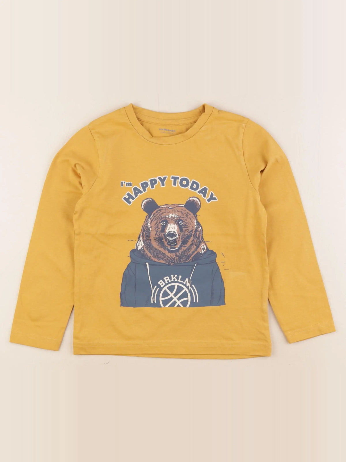 Vertbaudet - tee-shirt jaune - 5 ans