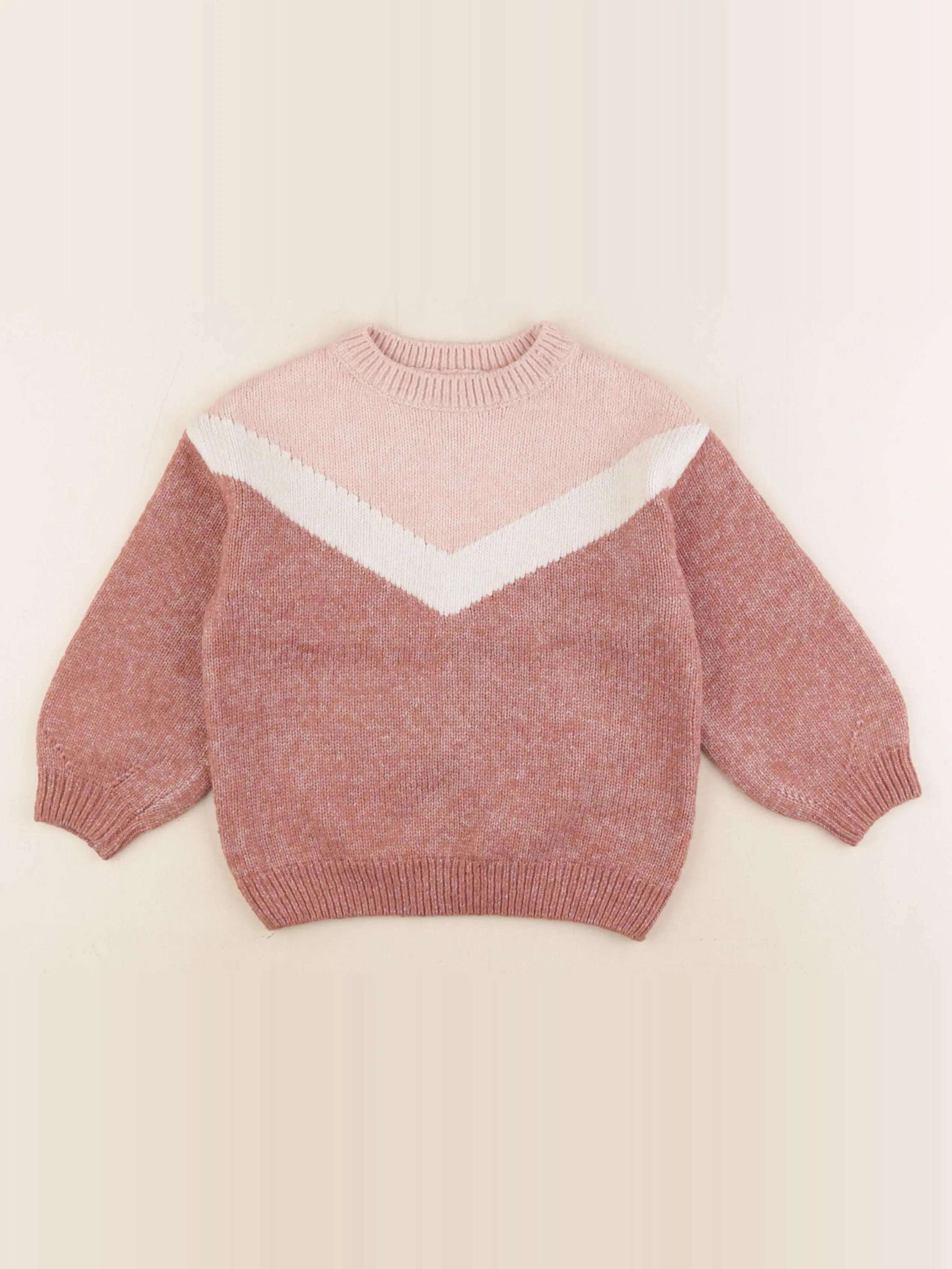 Vertbaudet - pull rose - 4 ans