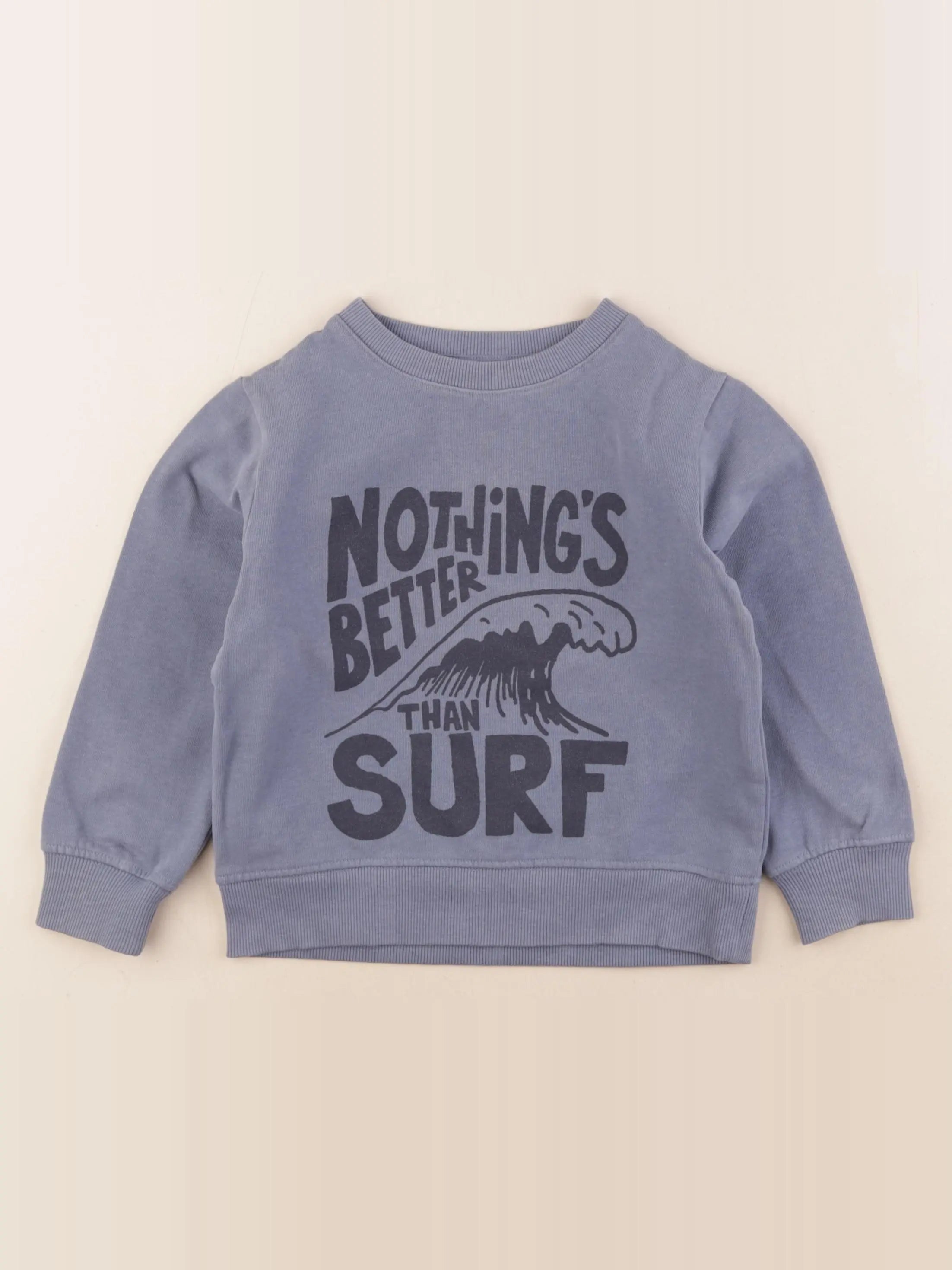 Vertbaudet - sweat bleu - 5 ans