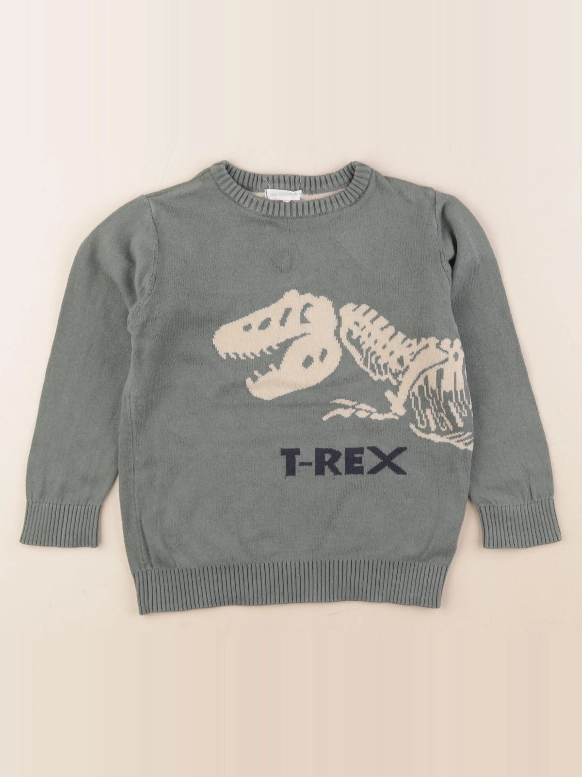 Vertbaudet - pull vert - 5 ans