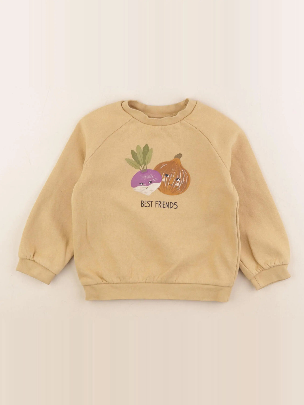 Vertbaudet - sweat jaune - 4 ans