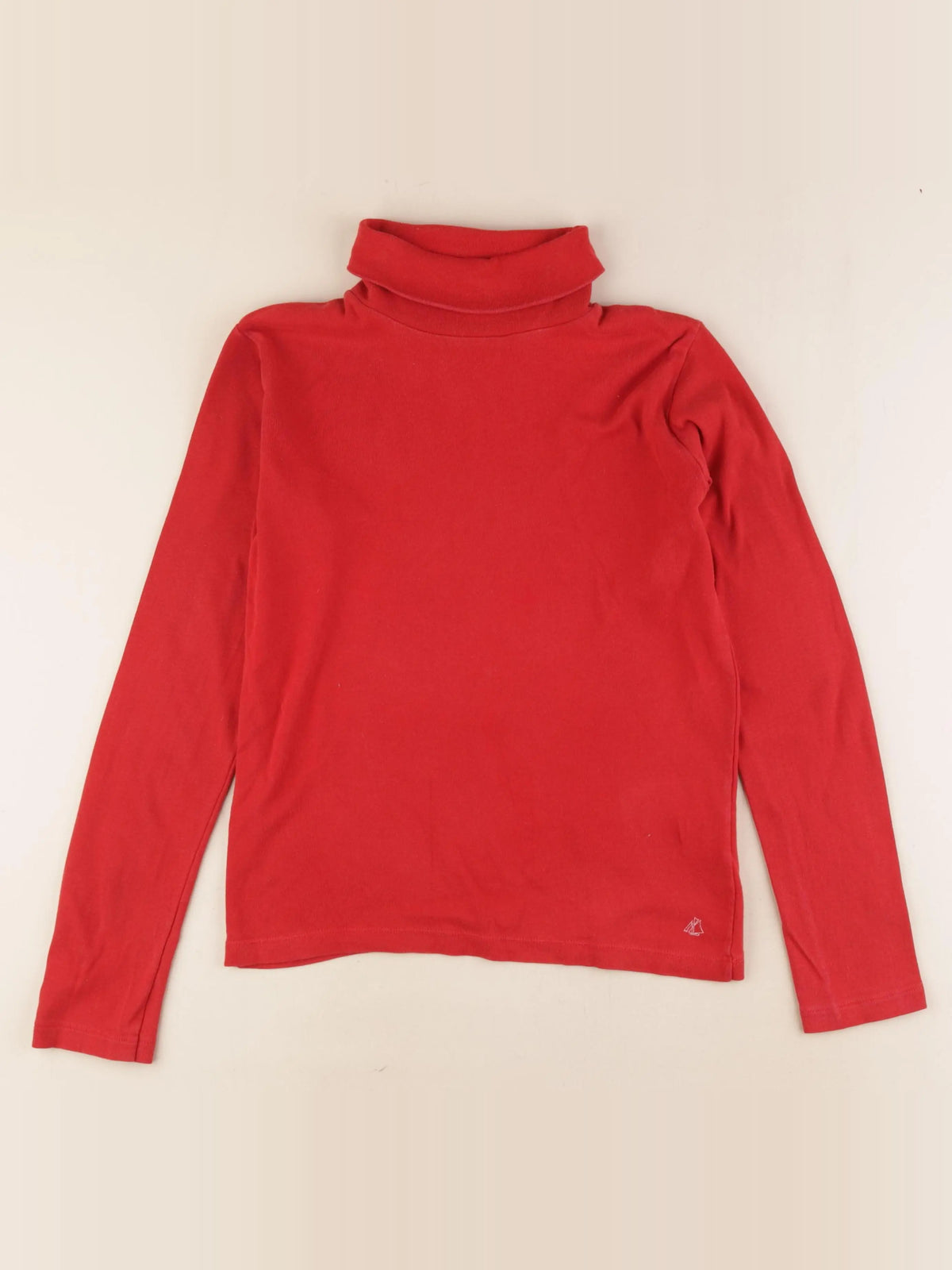 Petit Bateau - sous-pull rouge - 12 ans