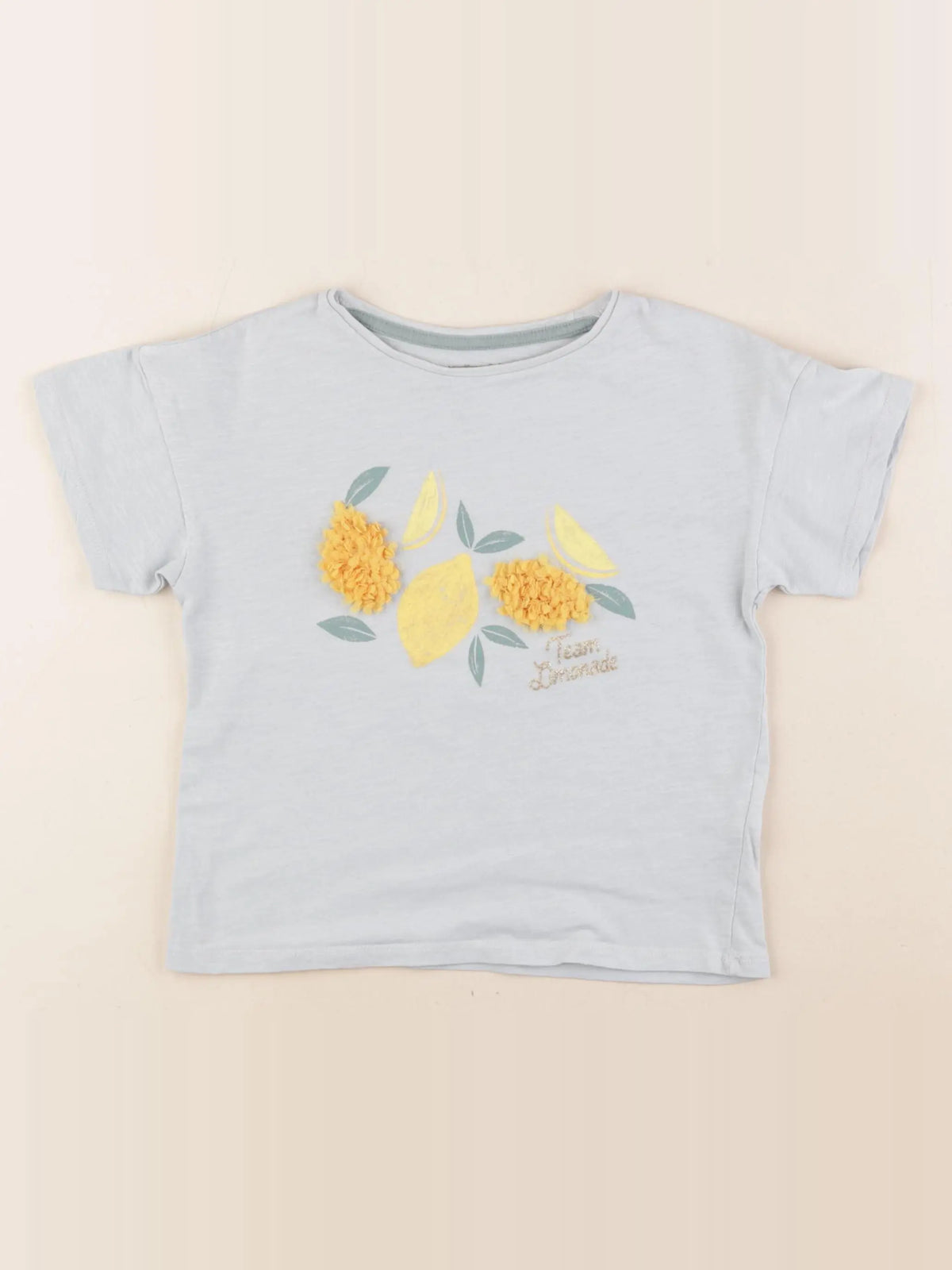 Vertbaudet - tee-shirt bleu - 5 ans