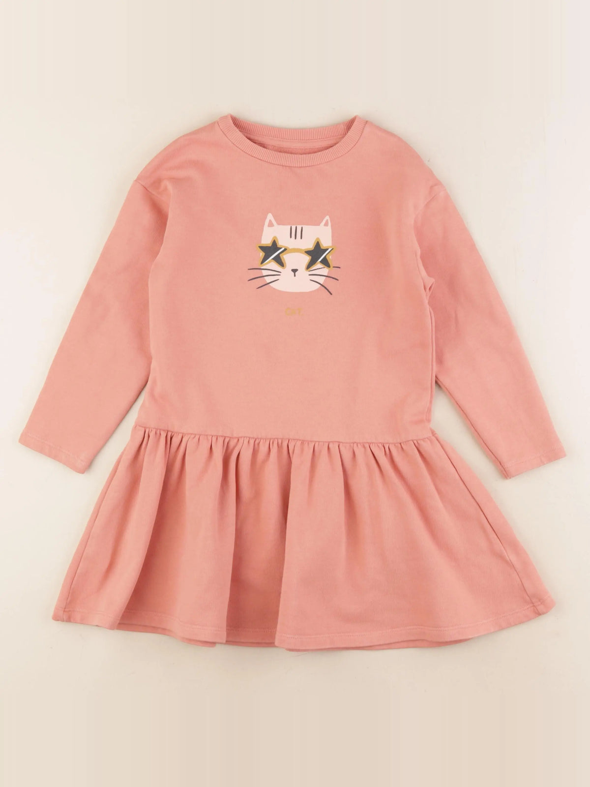 Vertbaudet - robe rose - 6 ans