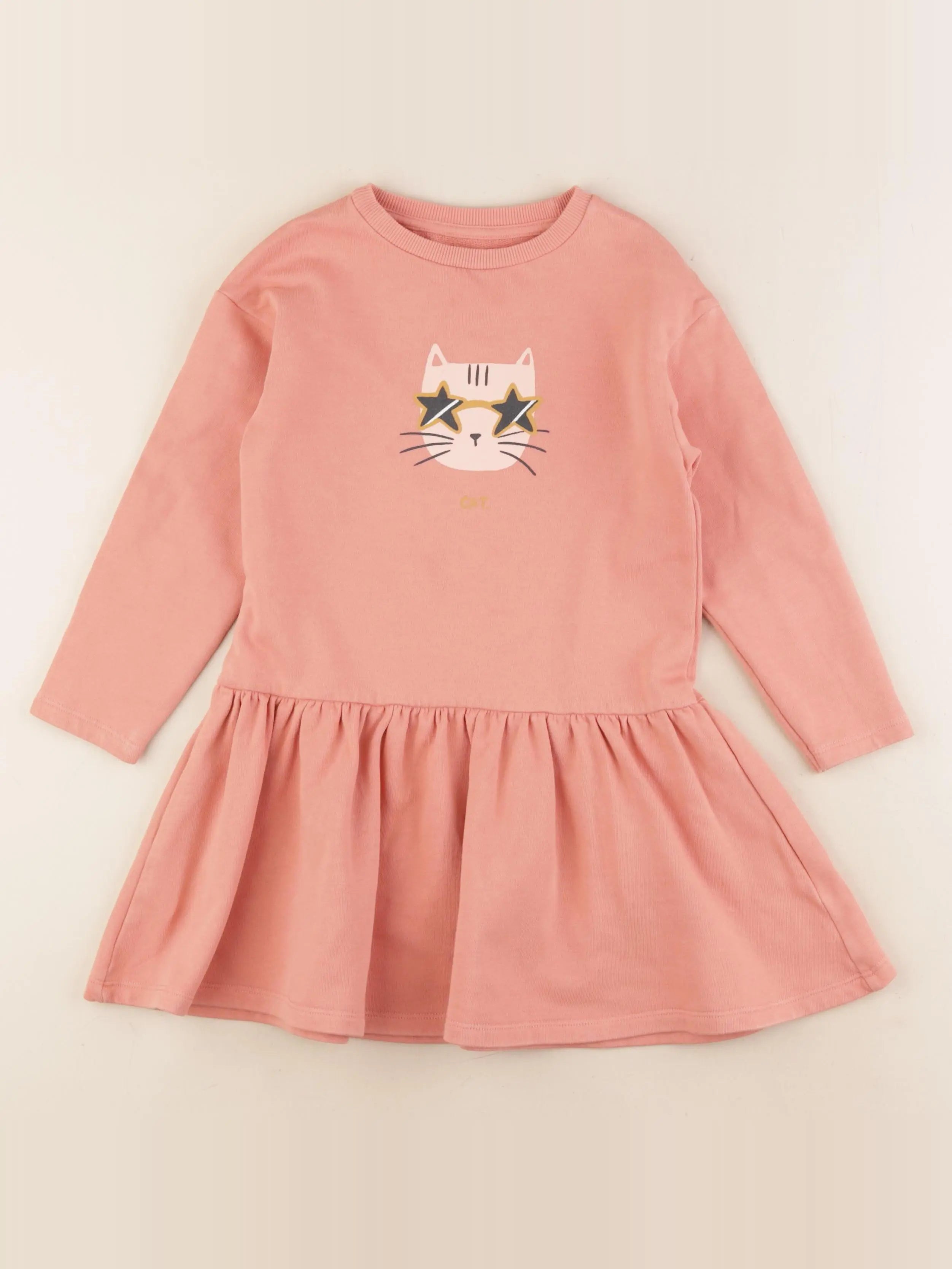 Vertbaudet - robe rose - 6 ans