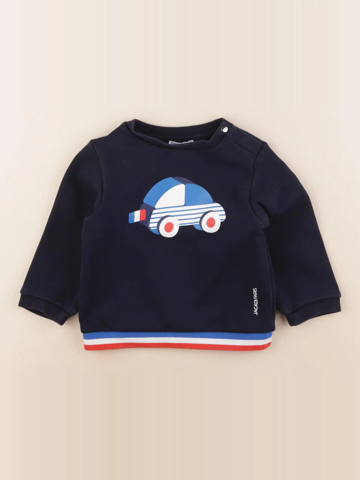 Jacadi - sweat bleu - 3 ans