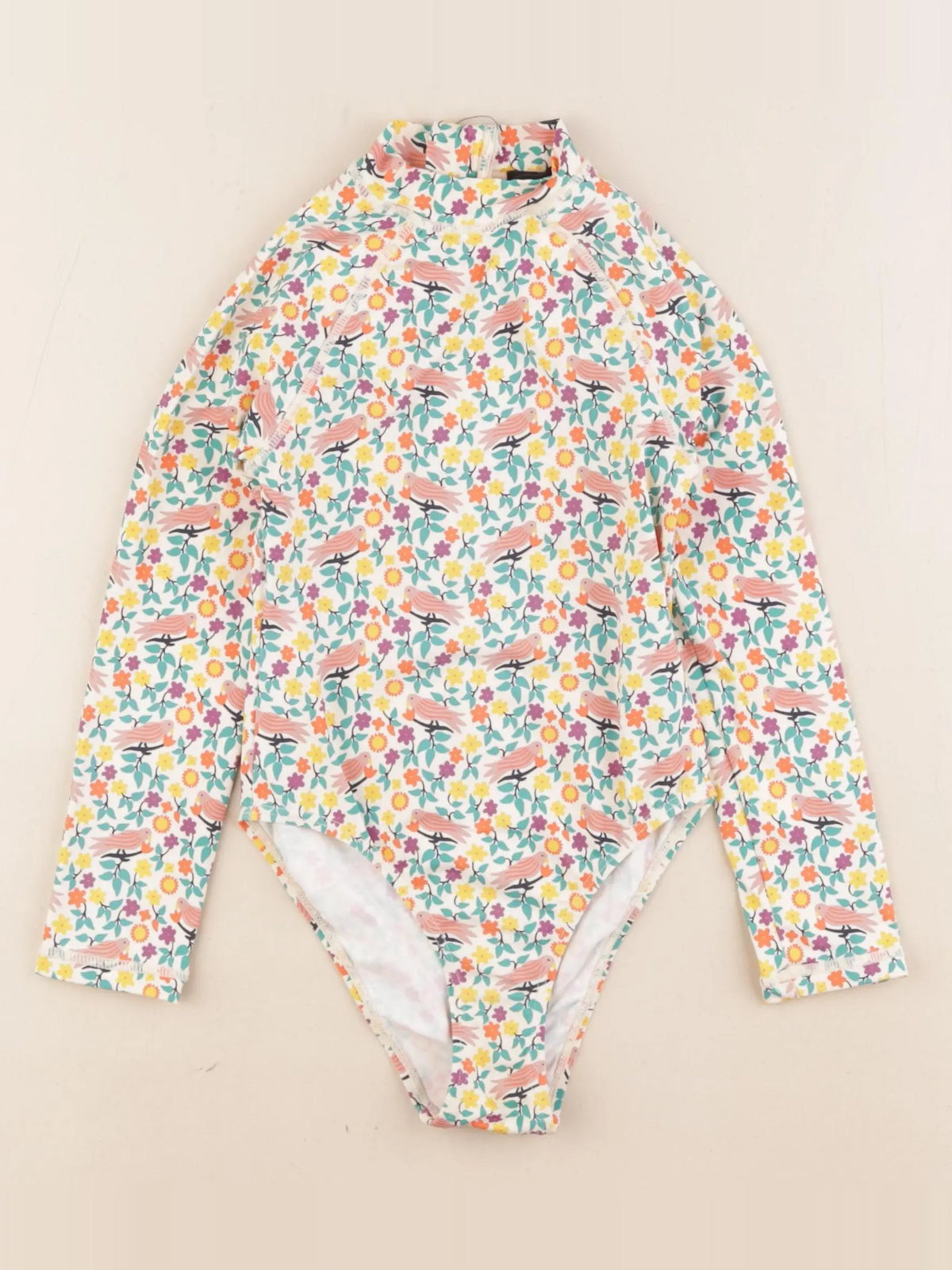 Monoprix - combi de bain multicolore - 5 ans