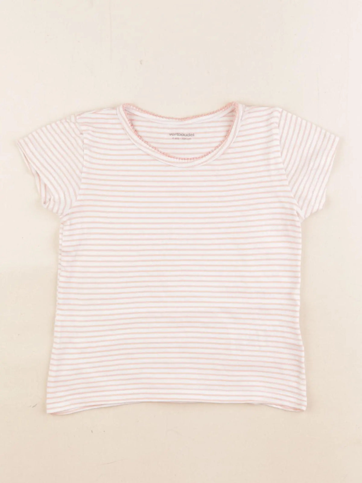 Vertbaudet - maillot de corps rose - 4 ans