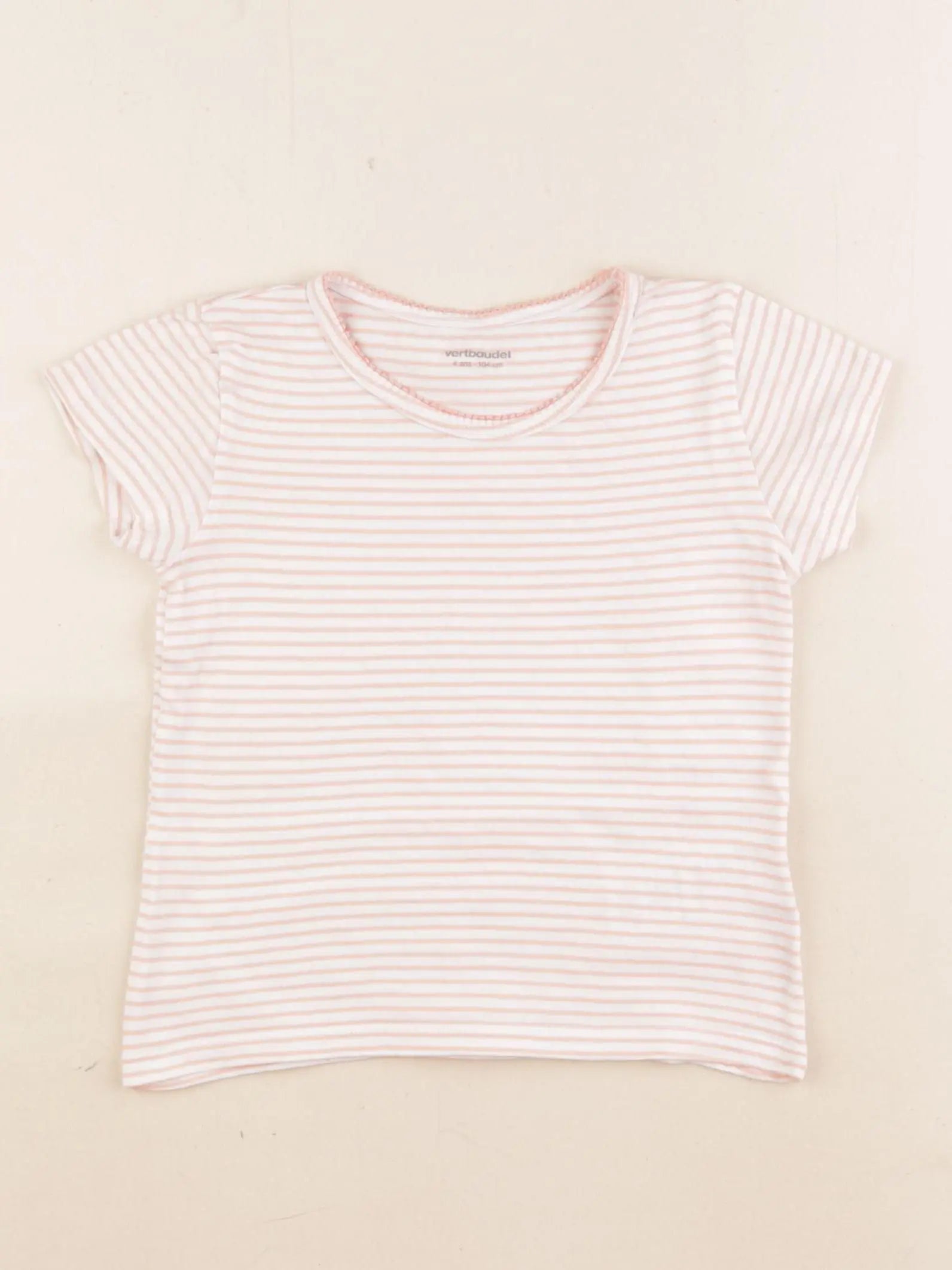 Vertbaudet - maillot de corps rose - 4 ans