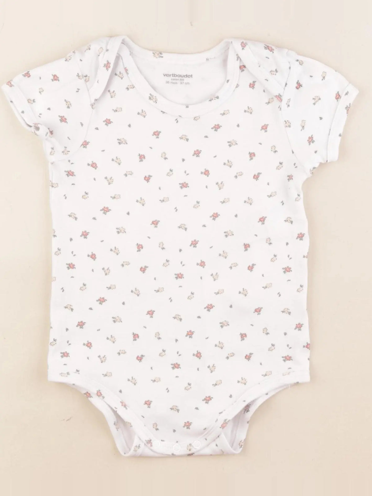 Vertbaudet - body blanc - 36 mois