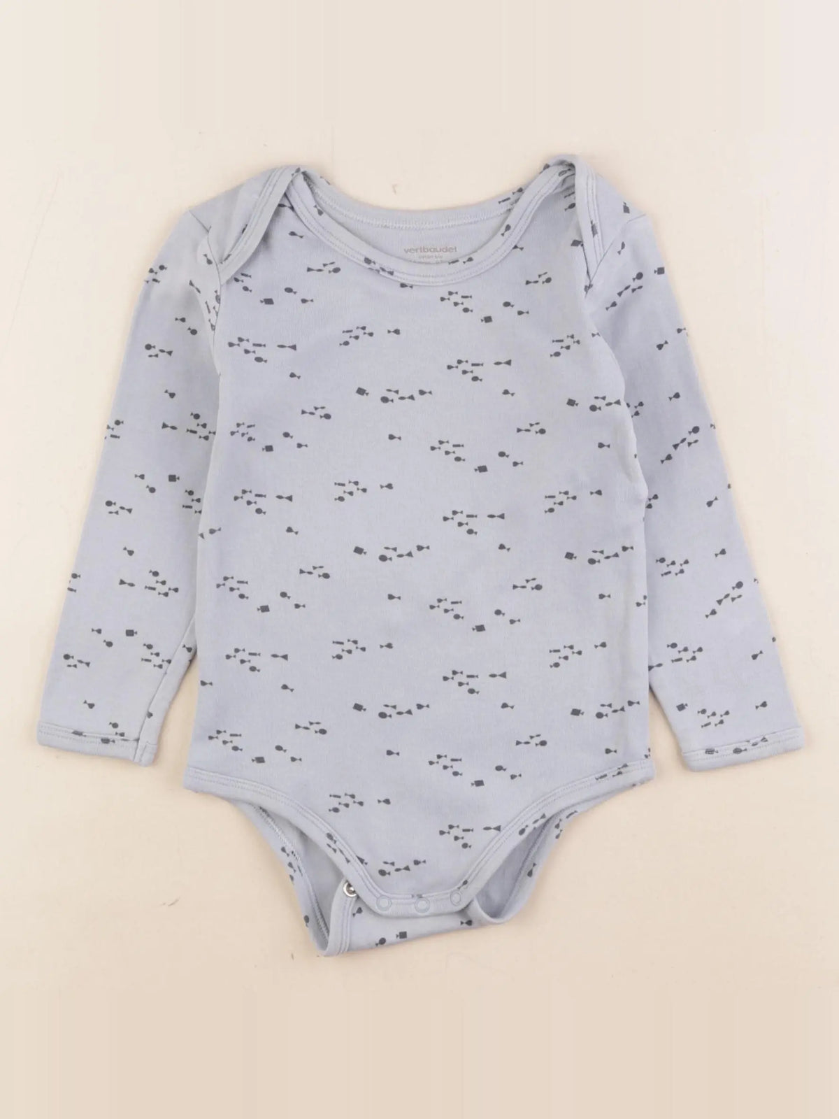 Vertbaudet - body bleu - 36 mois