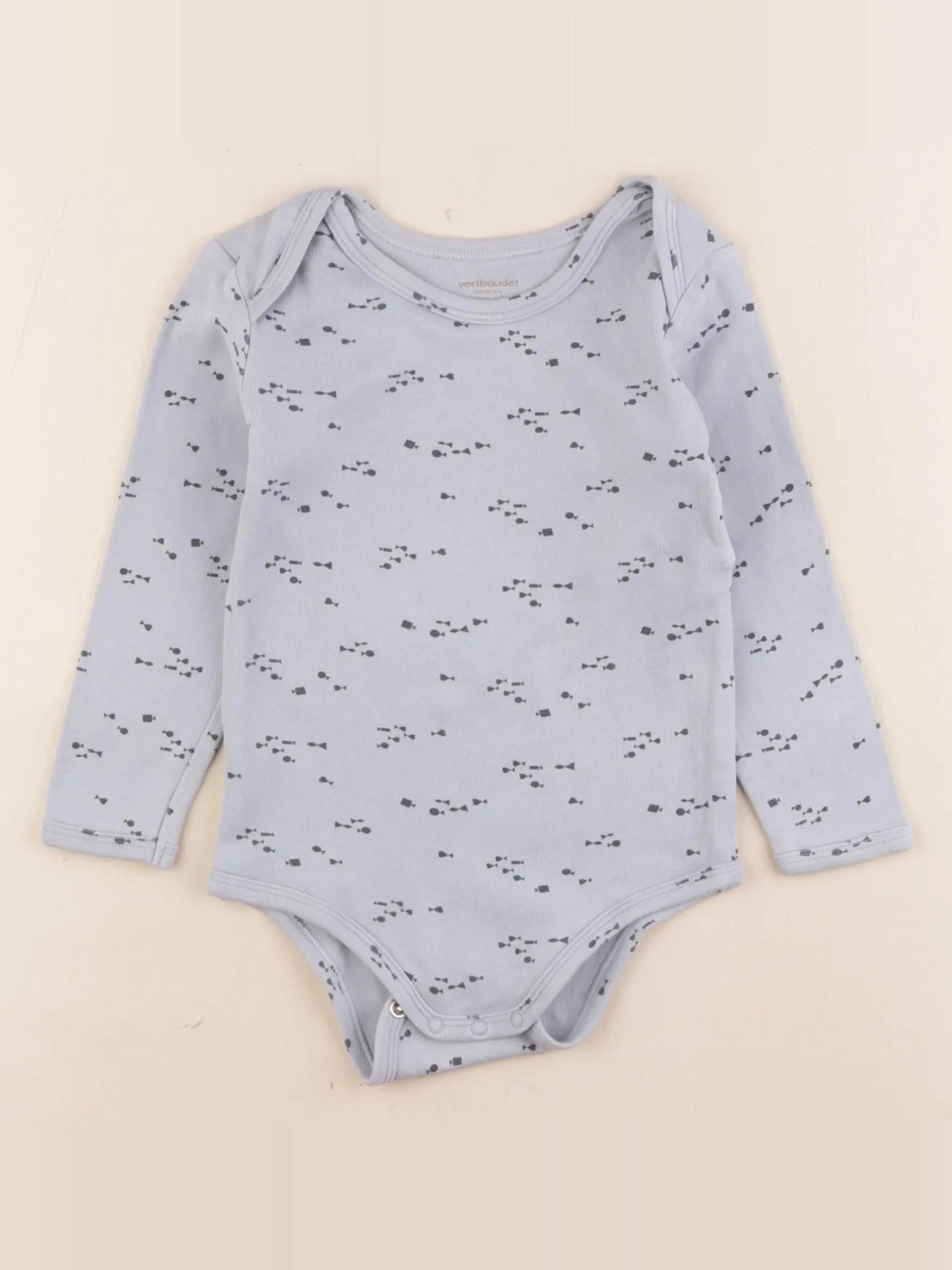 Vertbaudet - body bleu - 36 mois