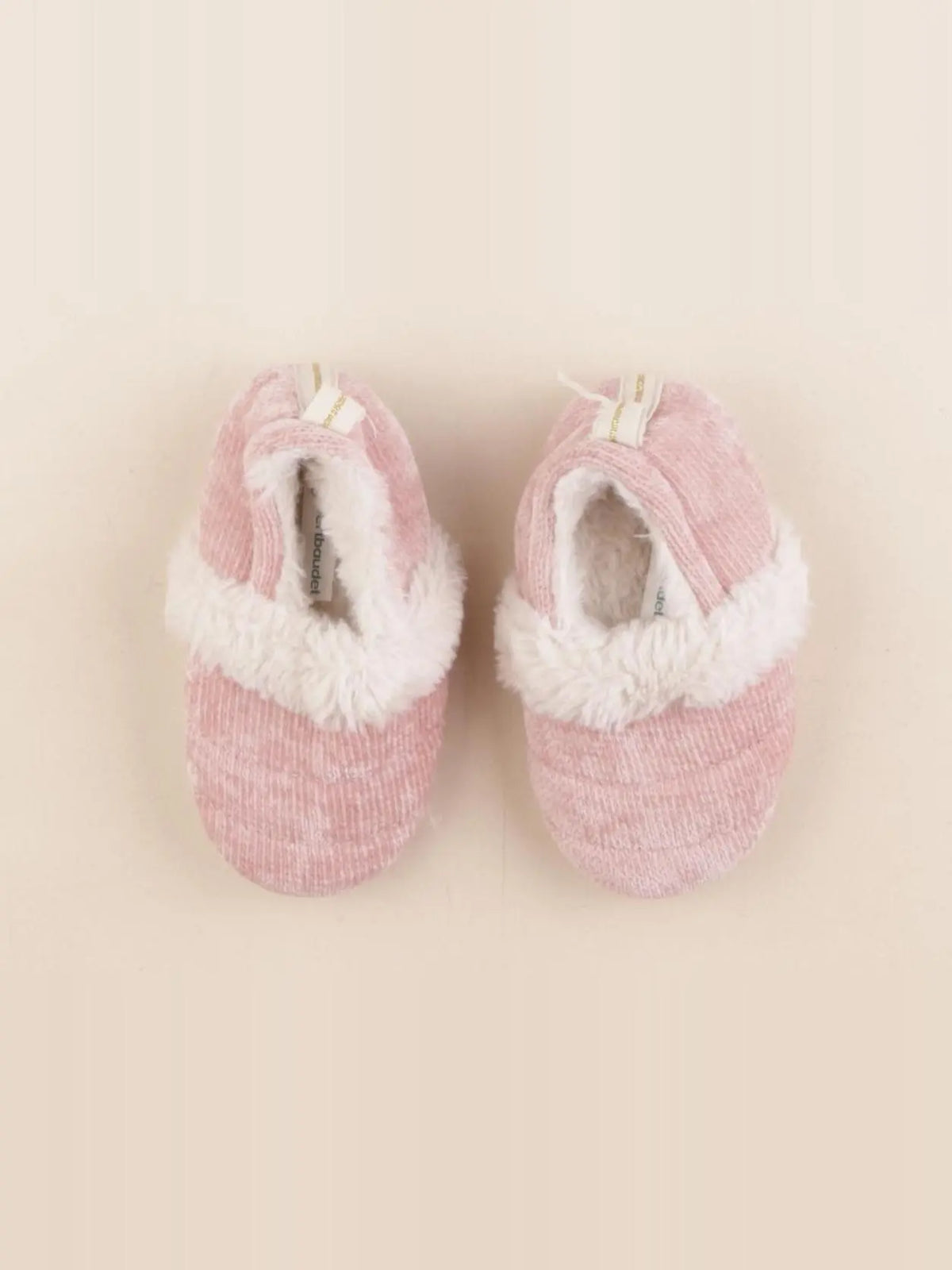 Vertbaudet - chaussons rose - pointure 26/27