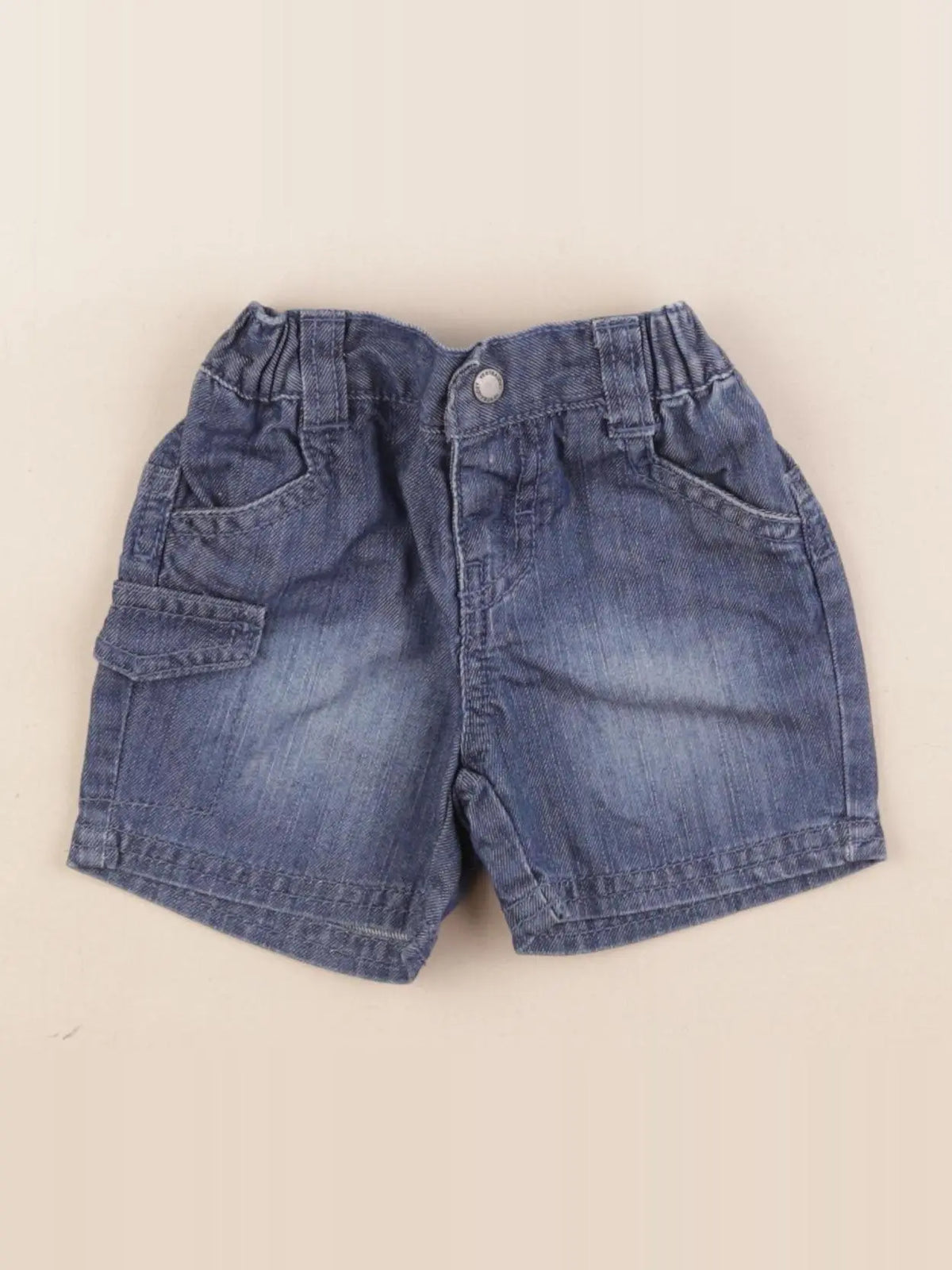 Vertbaudet - short bleu - 3 mois
