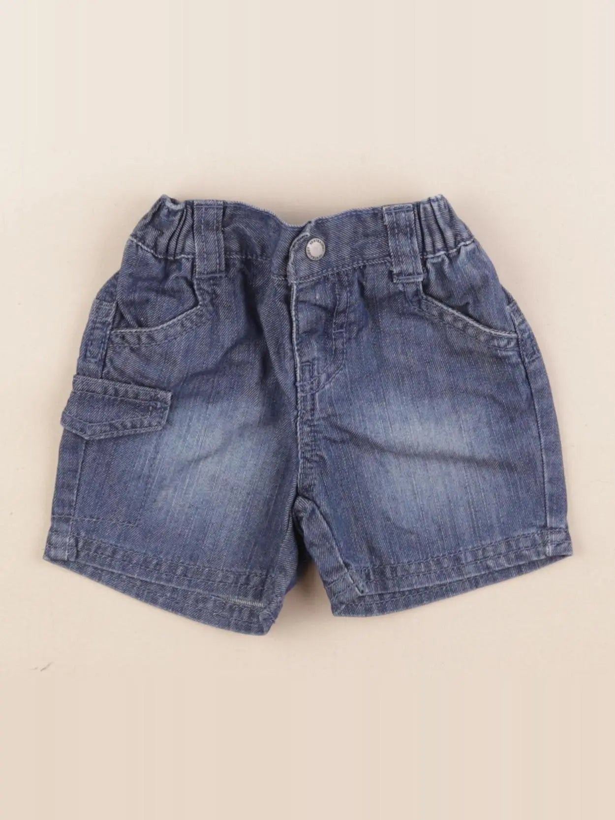 Vertbaudet - short bleu - 3 mois