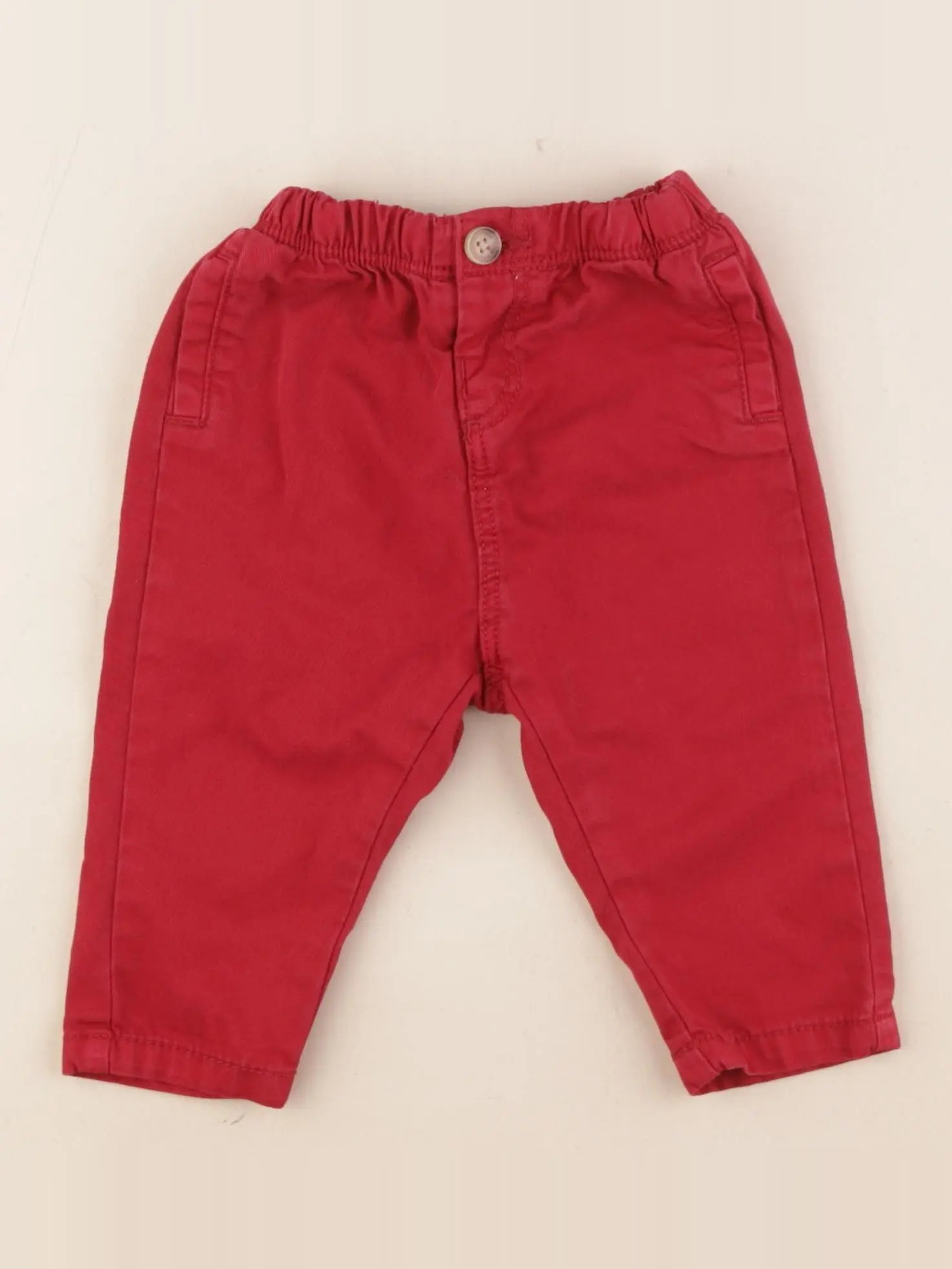 Tape à l'oeil - pantalon rouge - 9 mois