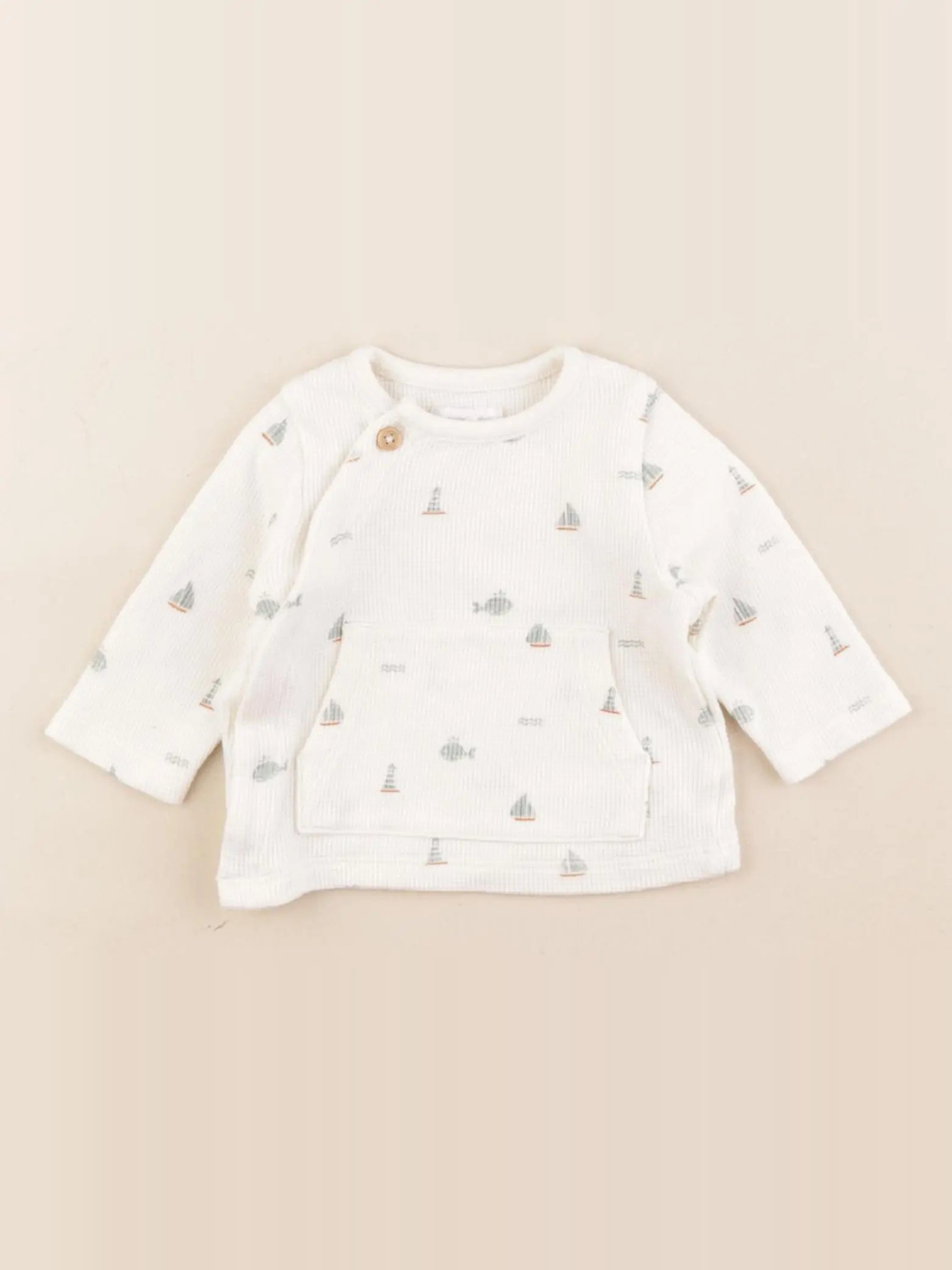 Vertbaudet - tee-shirt blanc - 1 mois