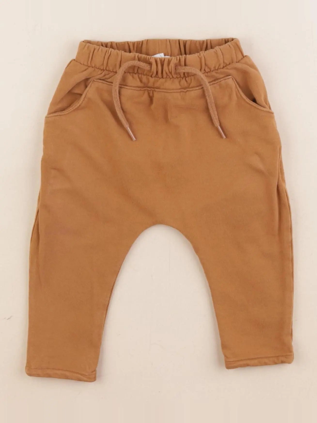 Vertbaudet - sarouel marron - 6 mois
