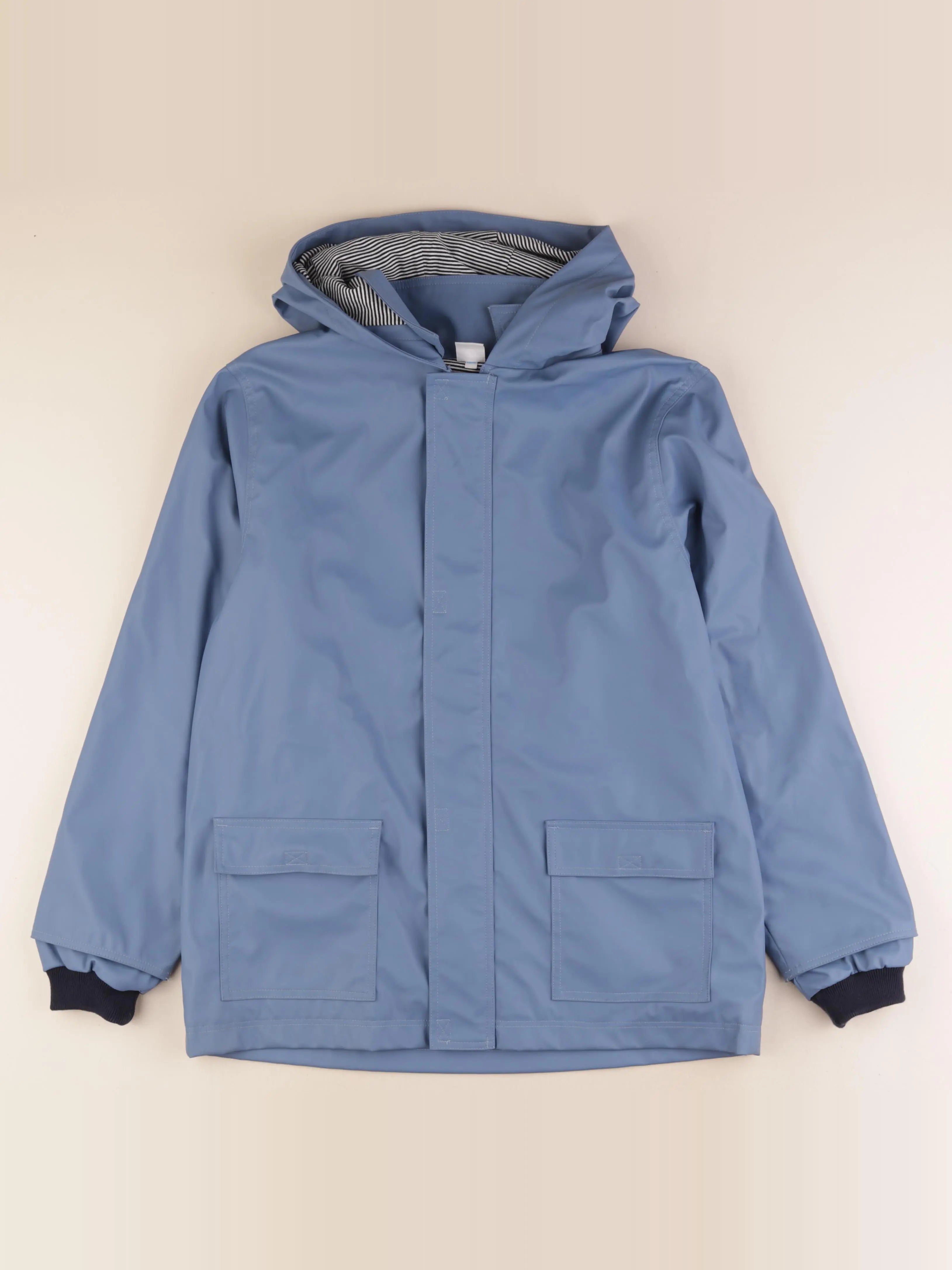 Petit Bateau - imperméable bleu - 12 ans