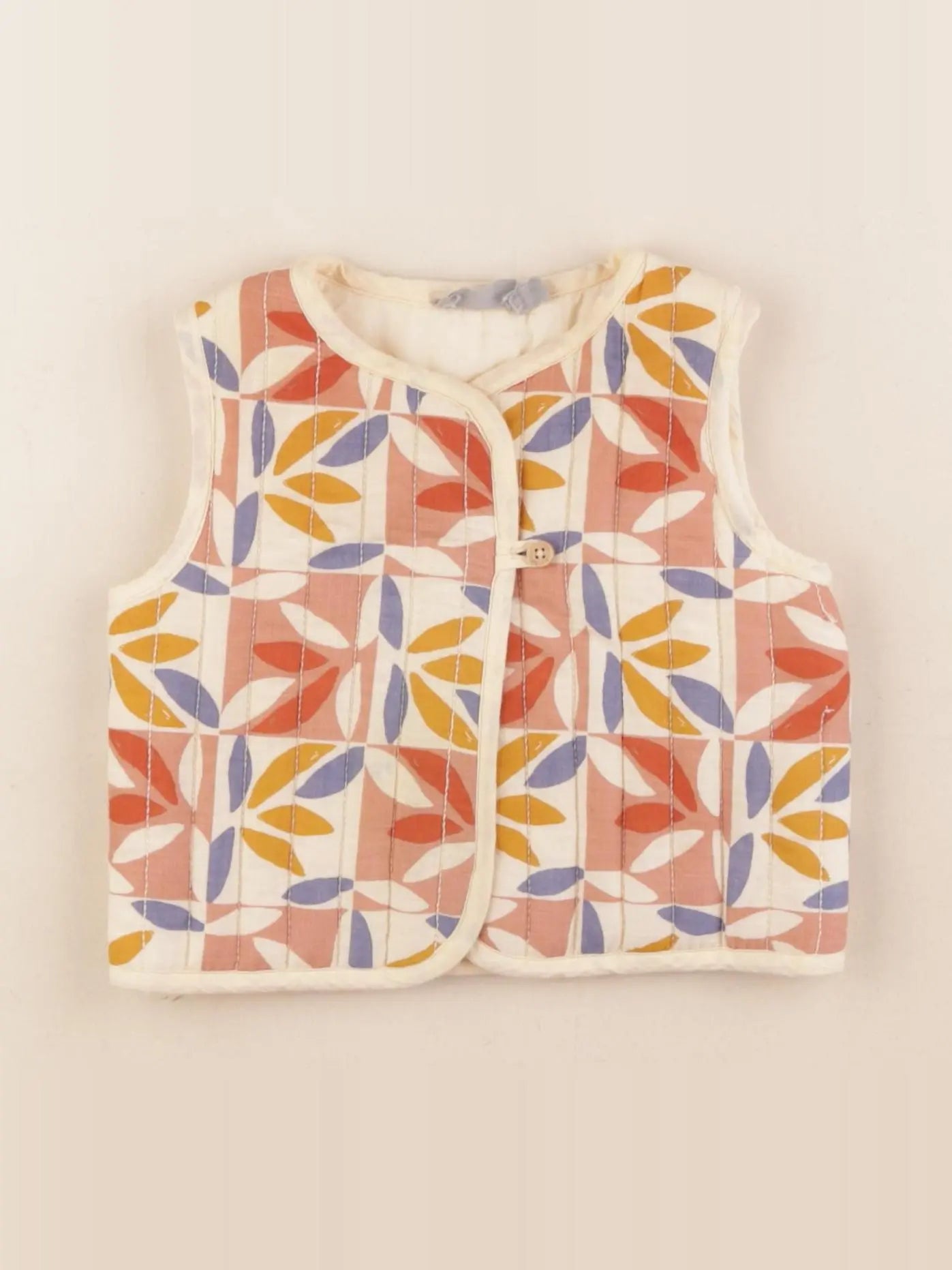 Boutchou - gilet multicolore - 9 mois