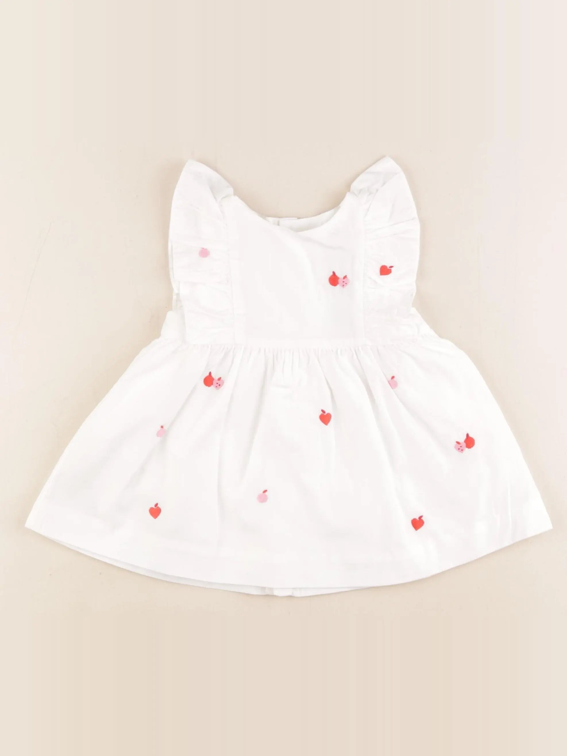 Jacadi - robe blanc - 6 mois