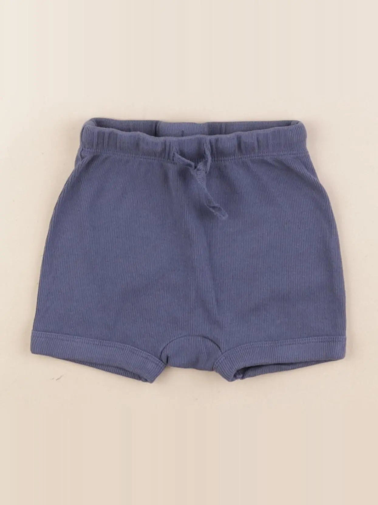 H&M - short bleu - 12/18 mois