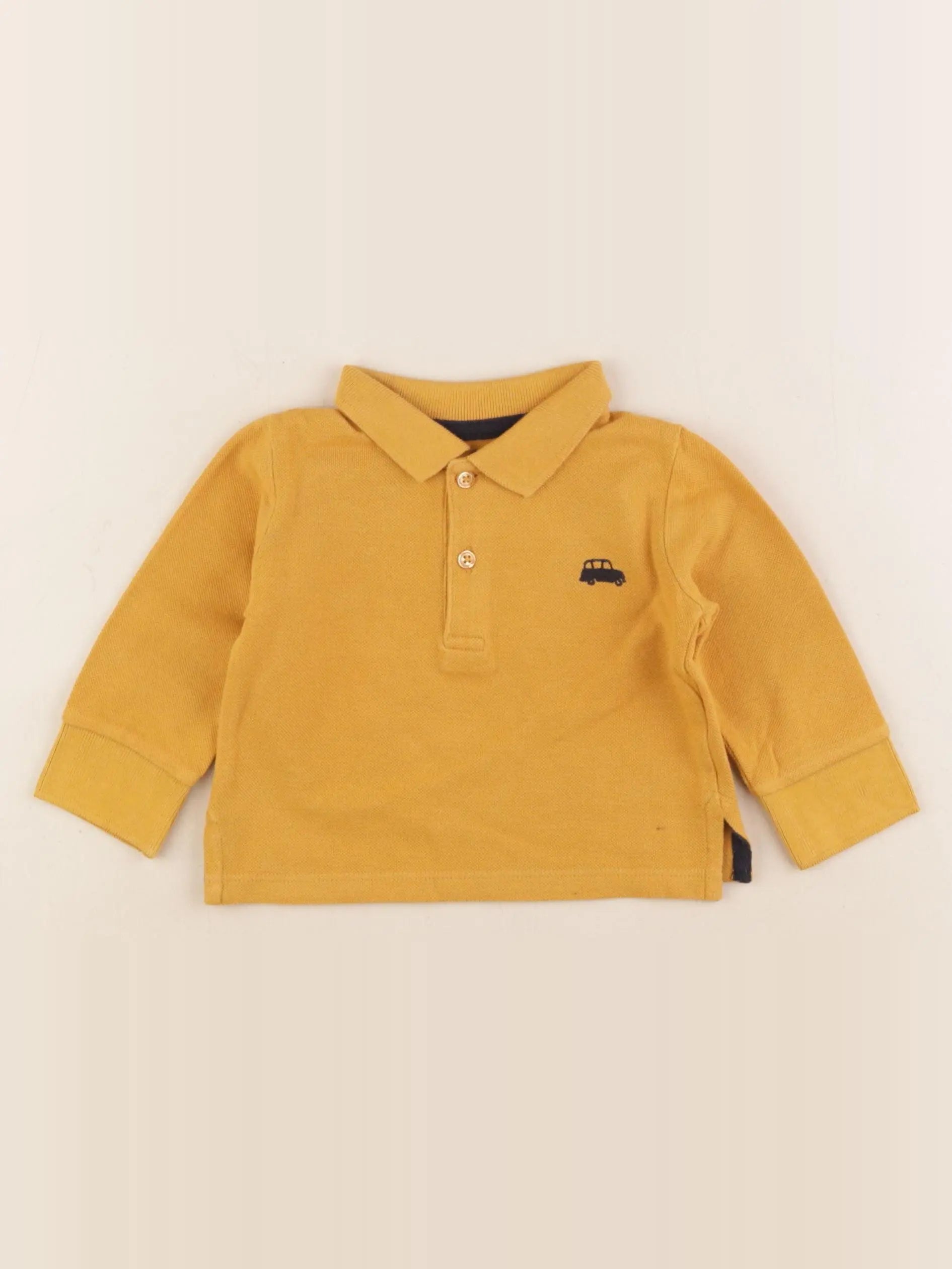 Boutchou - polo jaune - 6 mois