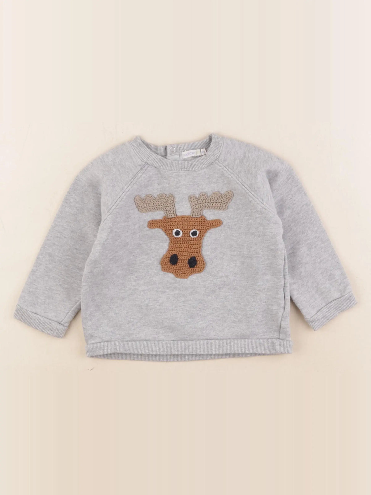 Boutchou - sweat gris - 18 mois