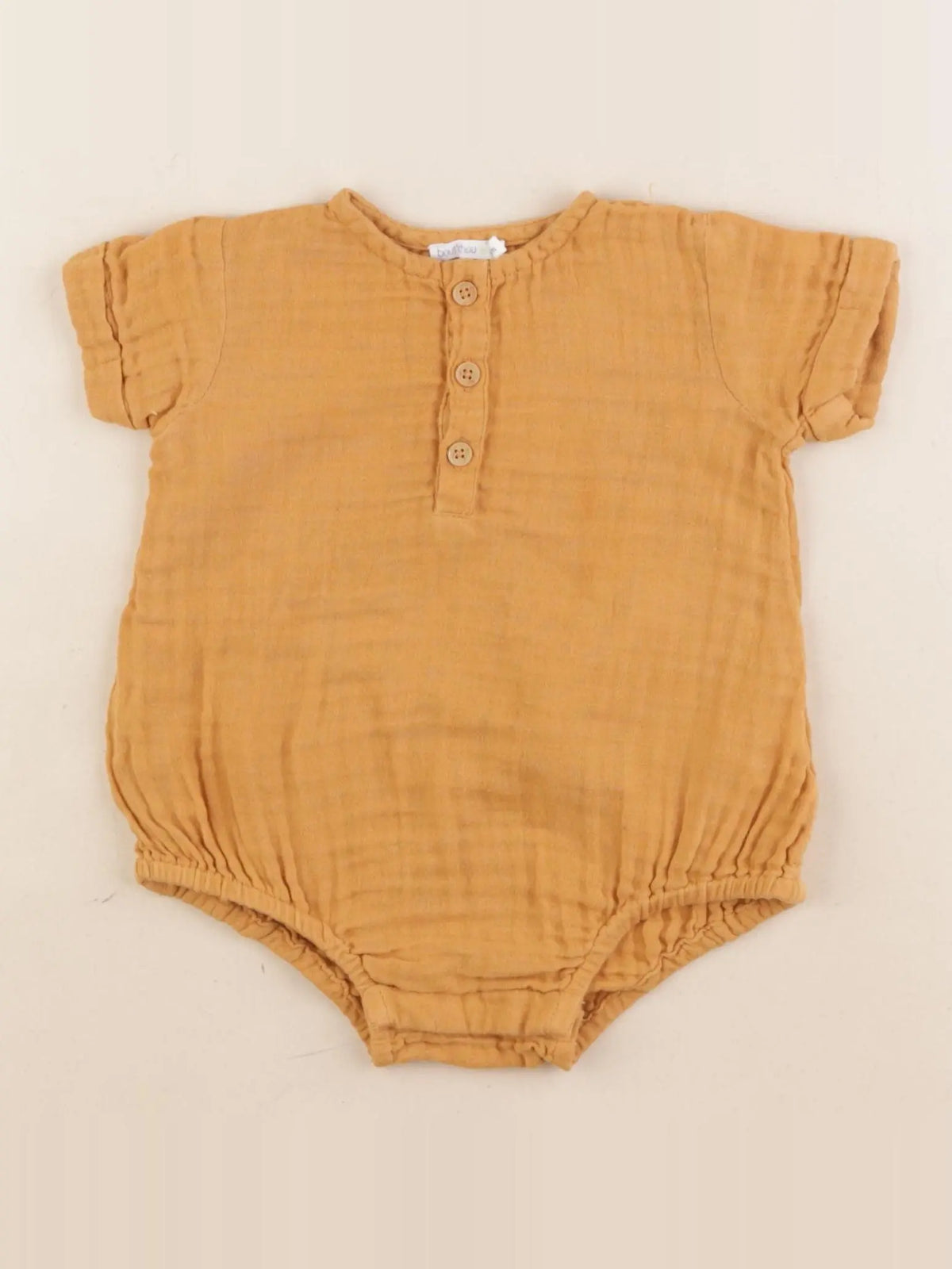 Boutchou - combinaison jaune - 3 mois