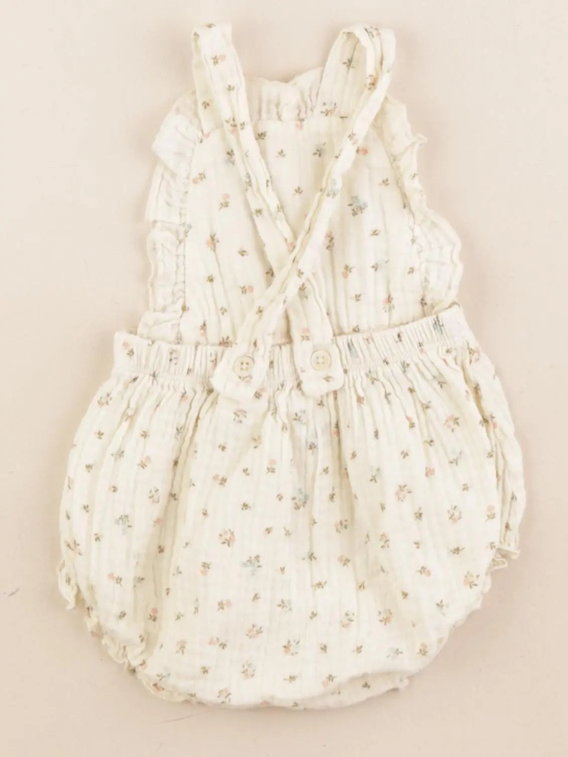 Zara - salopette beige - 3/6 mois