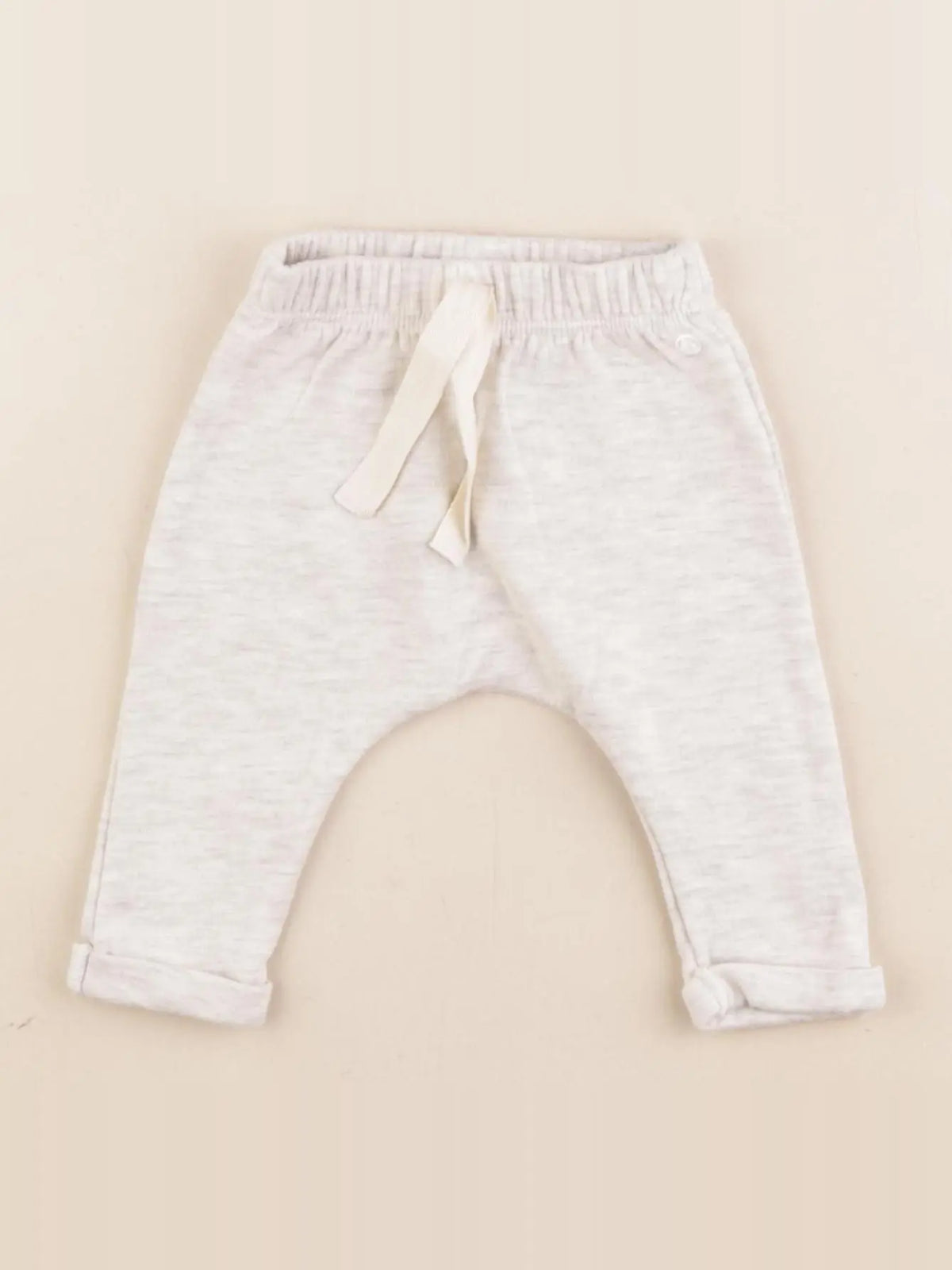 Petit Bateau - sarouel gris - 3 mois