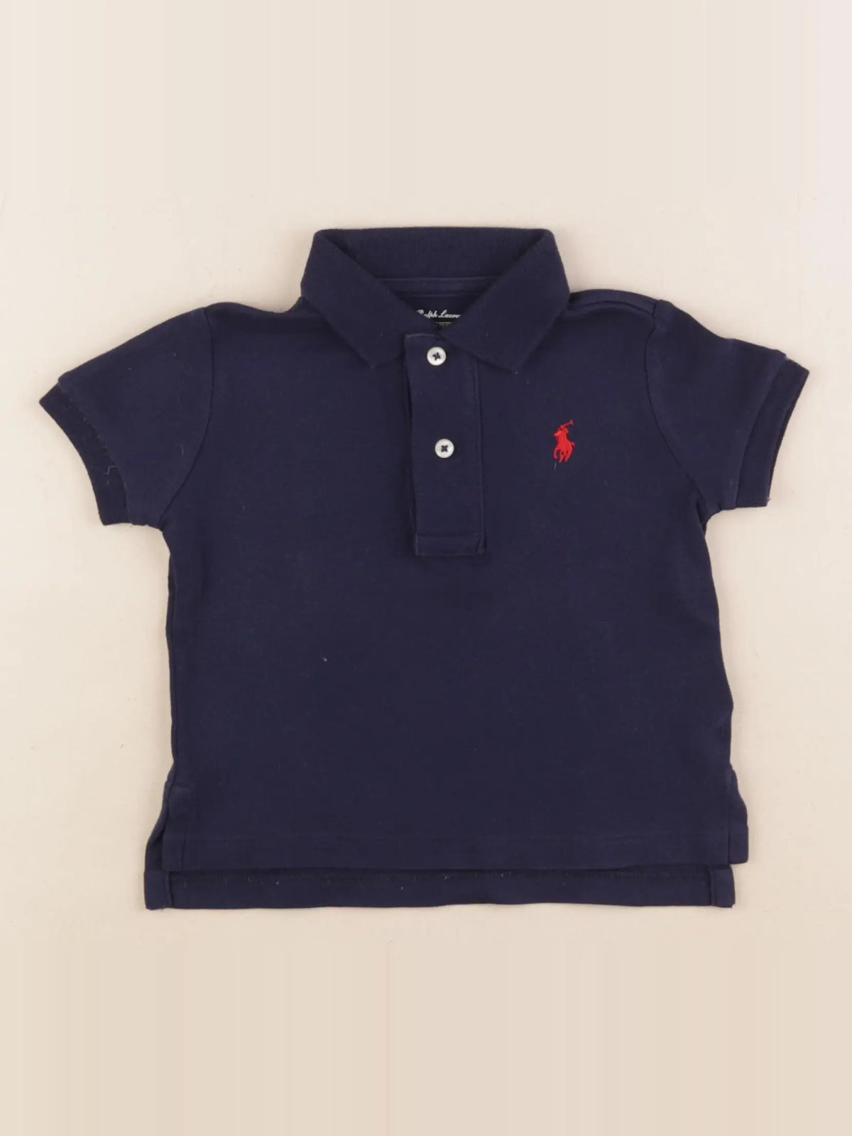 Ralph Lauren - polo bleu - 9 mois