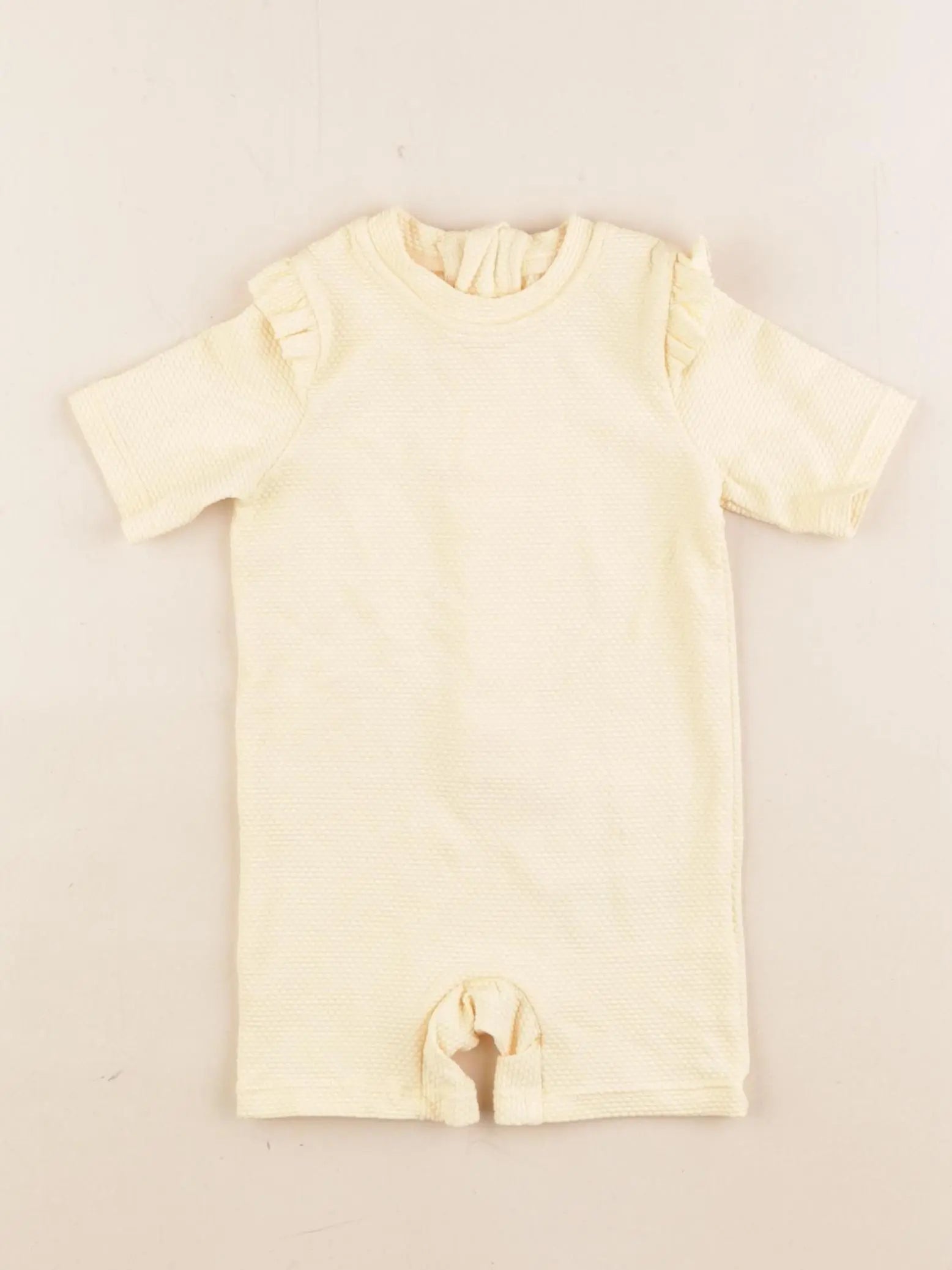 H&M - combi de bain jaune - 2/6 mois
