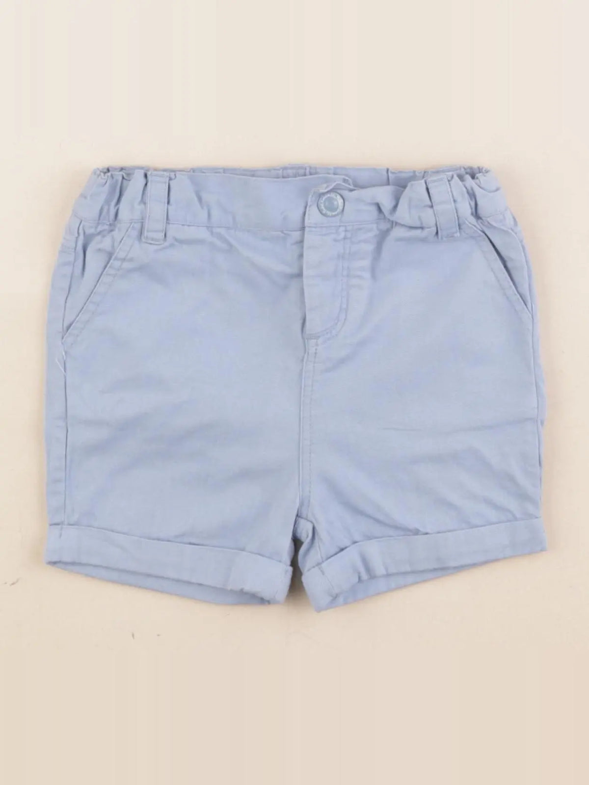 Cadet Rousselle - short bleu - 12 mois