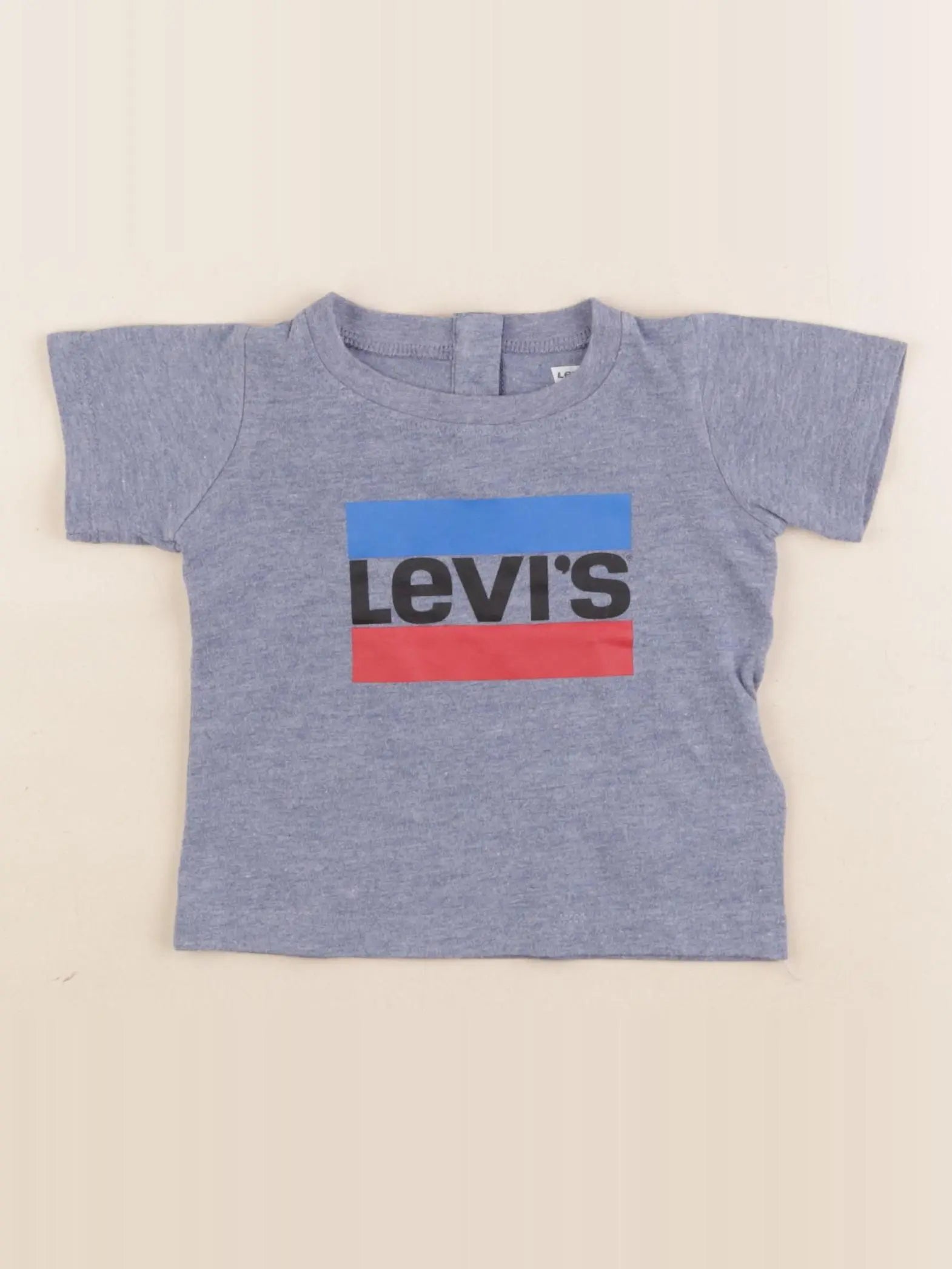 Levi's - tee-shirt bleu - 9 mois