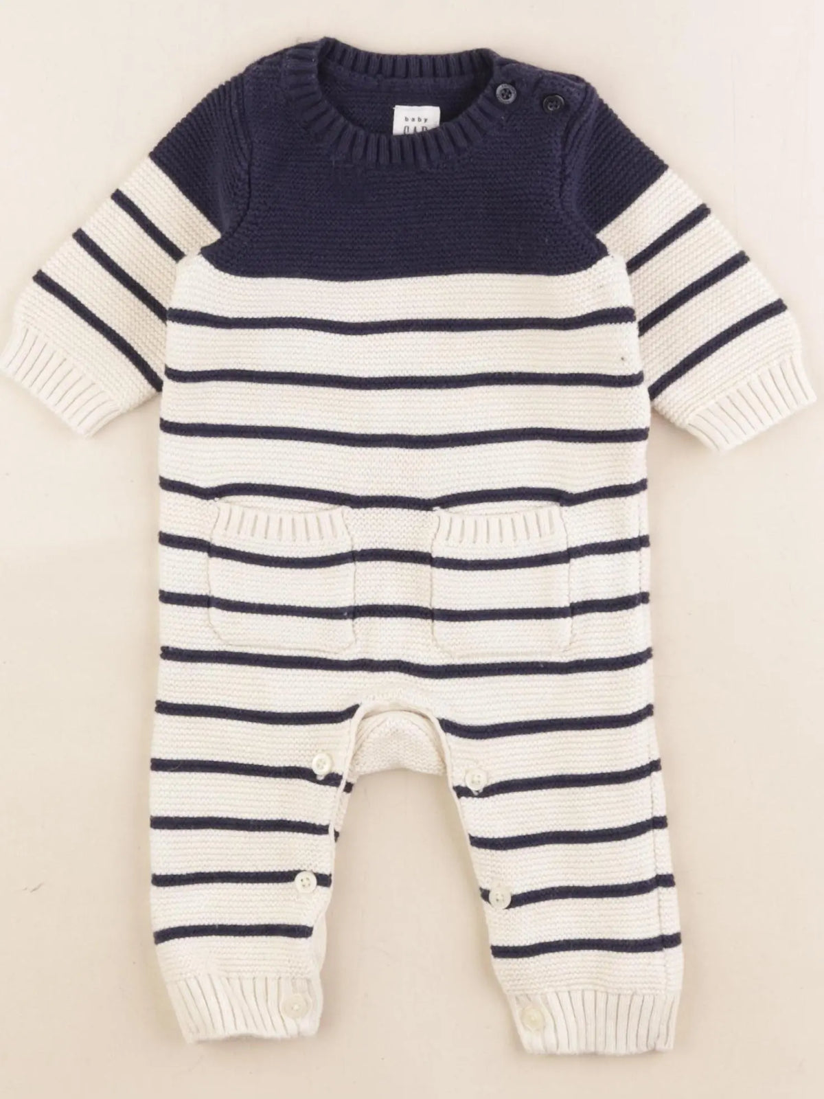 GAP - combinaison blanc - 3/6 mois