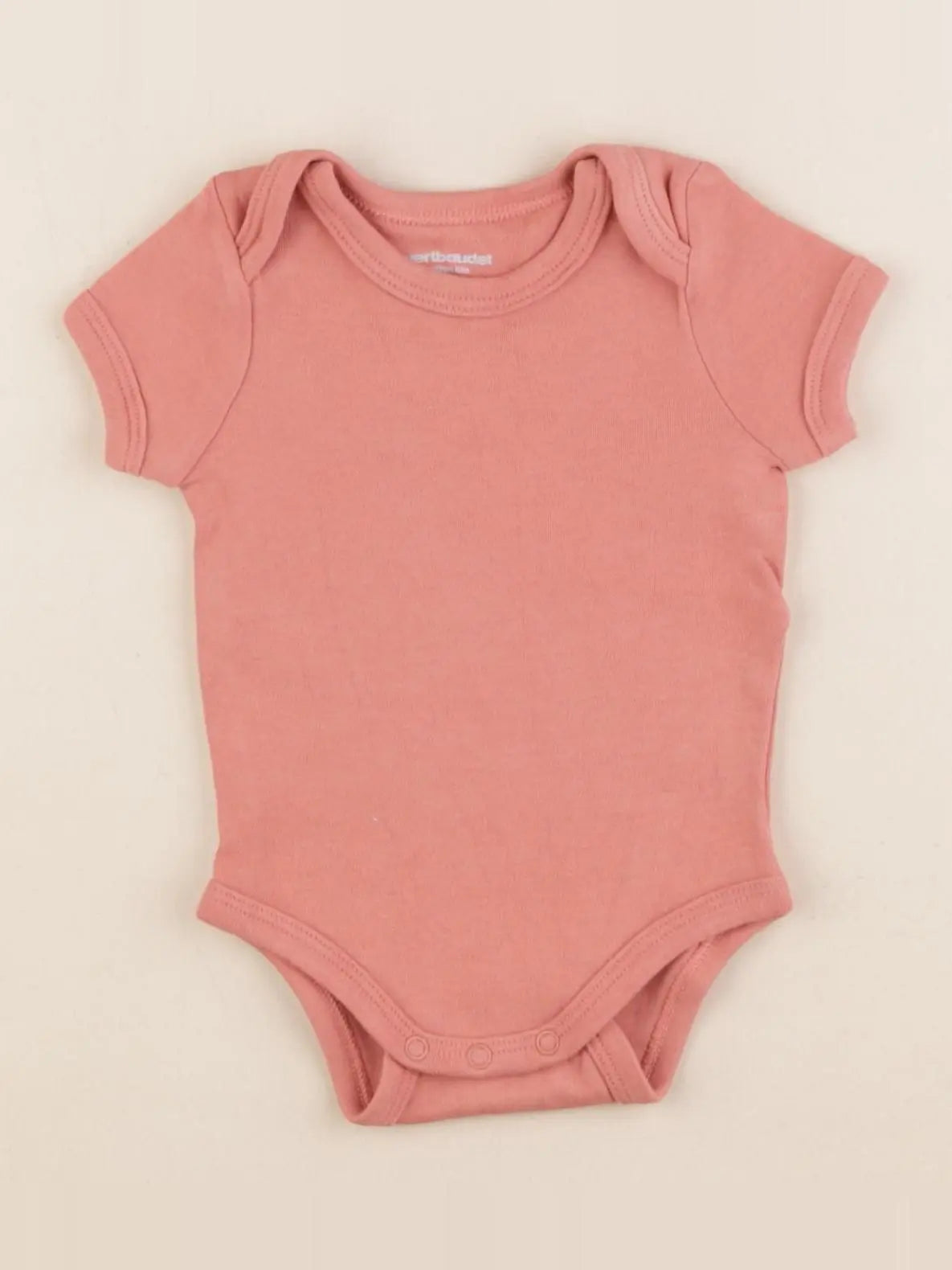 Vertbaudet - body rose - 3 mois
