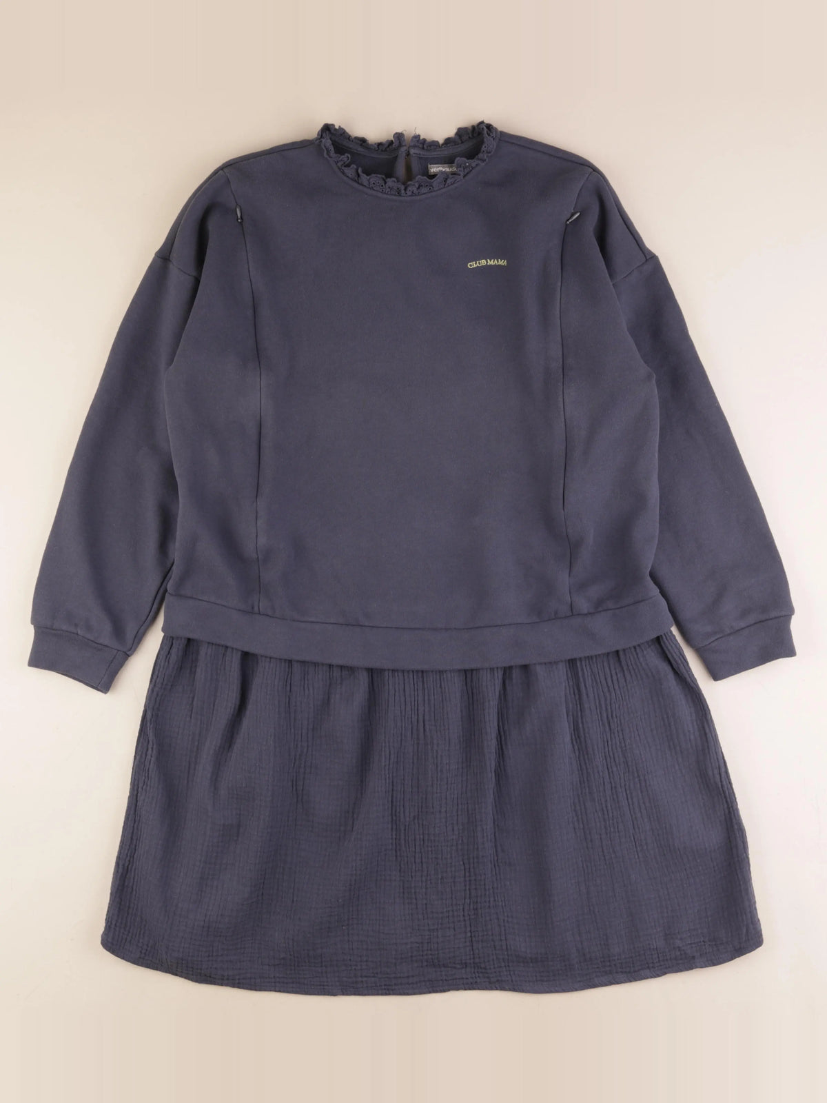 Vertbaudet - robe grossesse, allaitement gris - 38 à 40