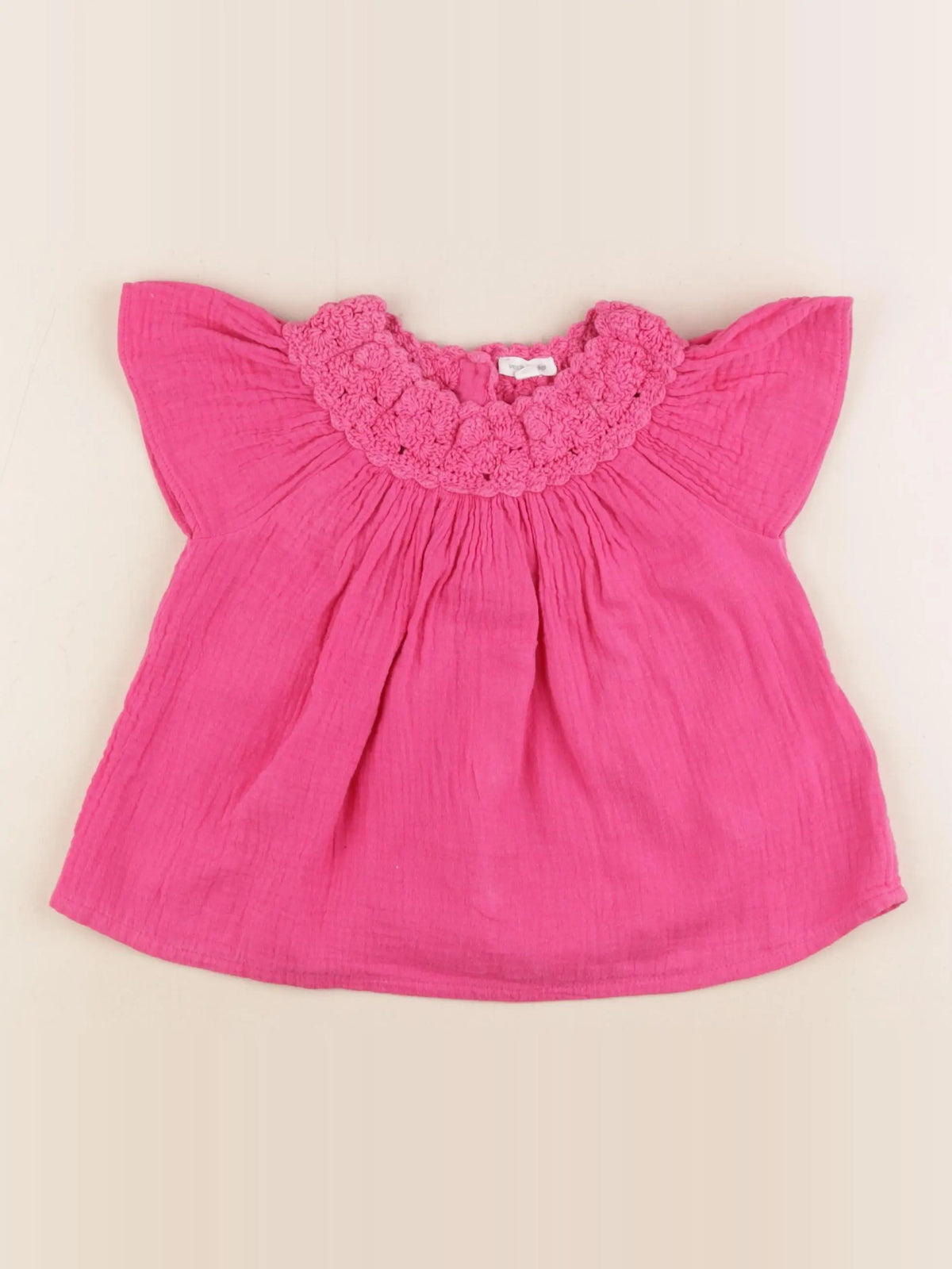 Vertbaudet - tee-shirt rose - 24 mois