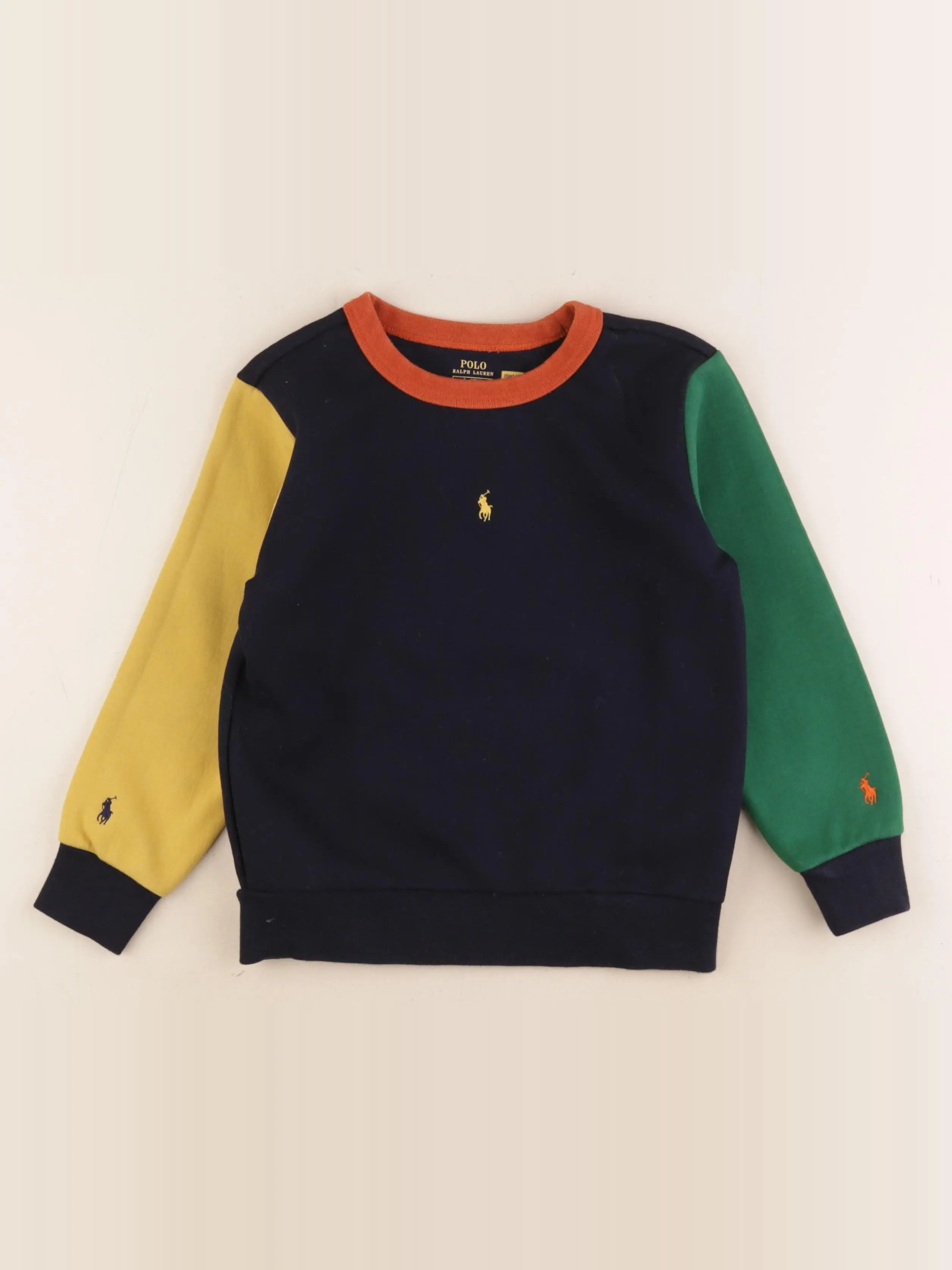 Ralph Lauren - sweat bleu - 5 ans