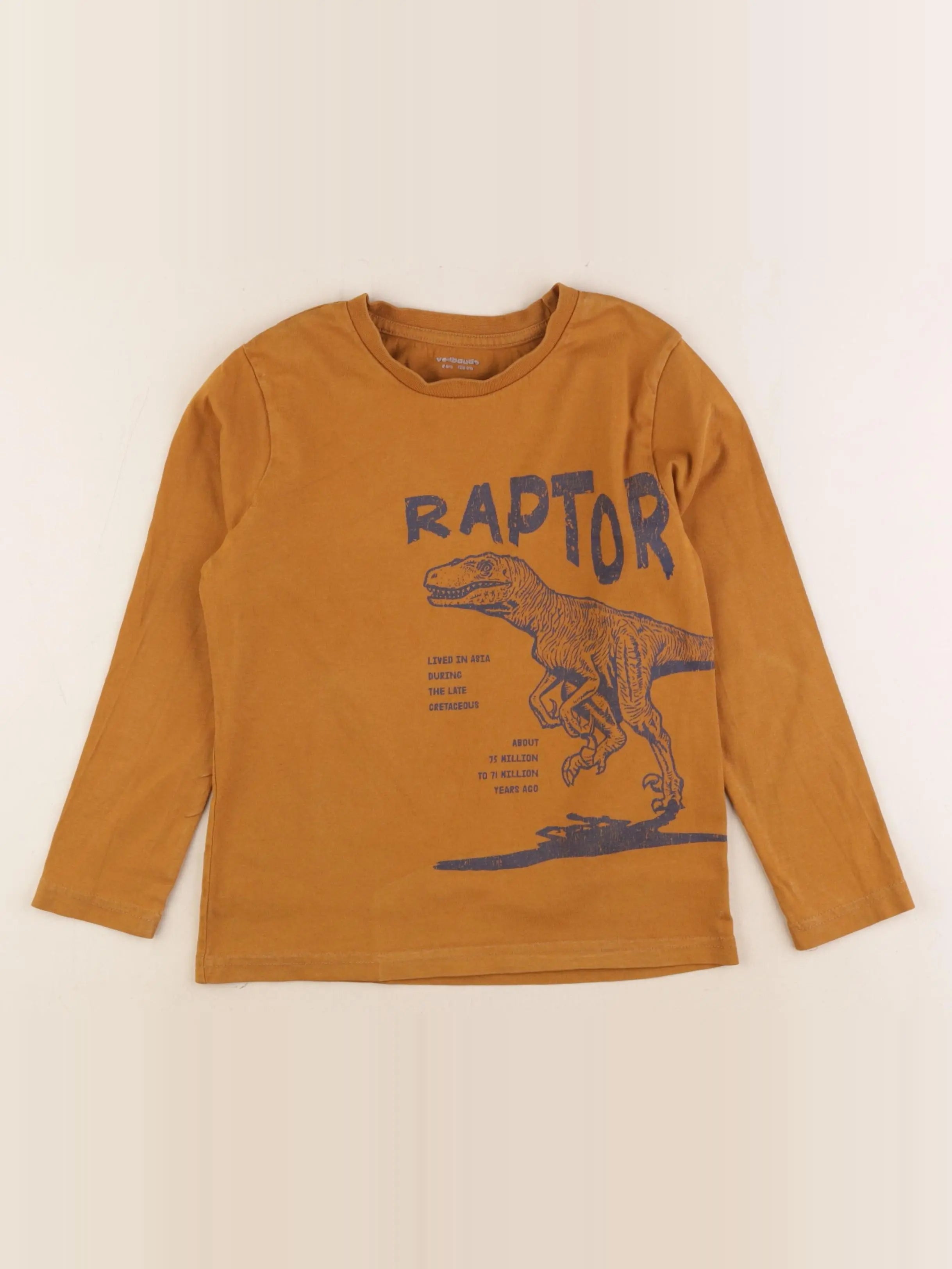 Vertbaudet - tee-shirt jaune - 8 ans
