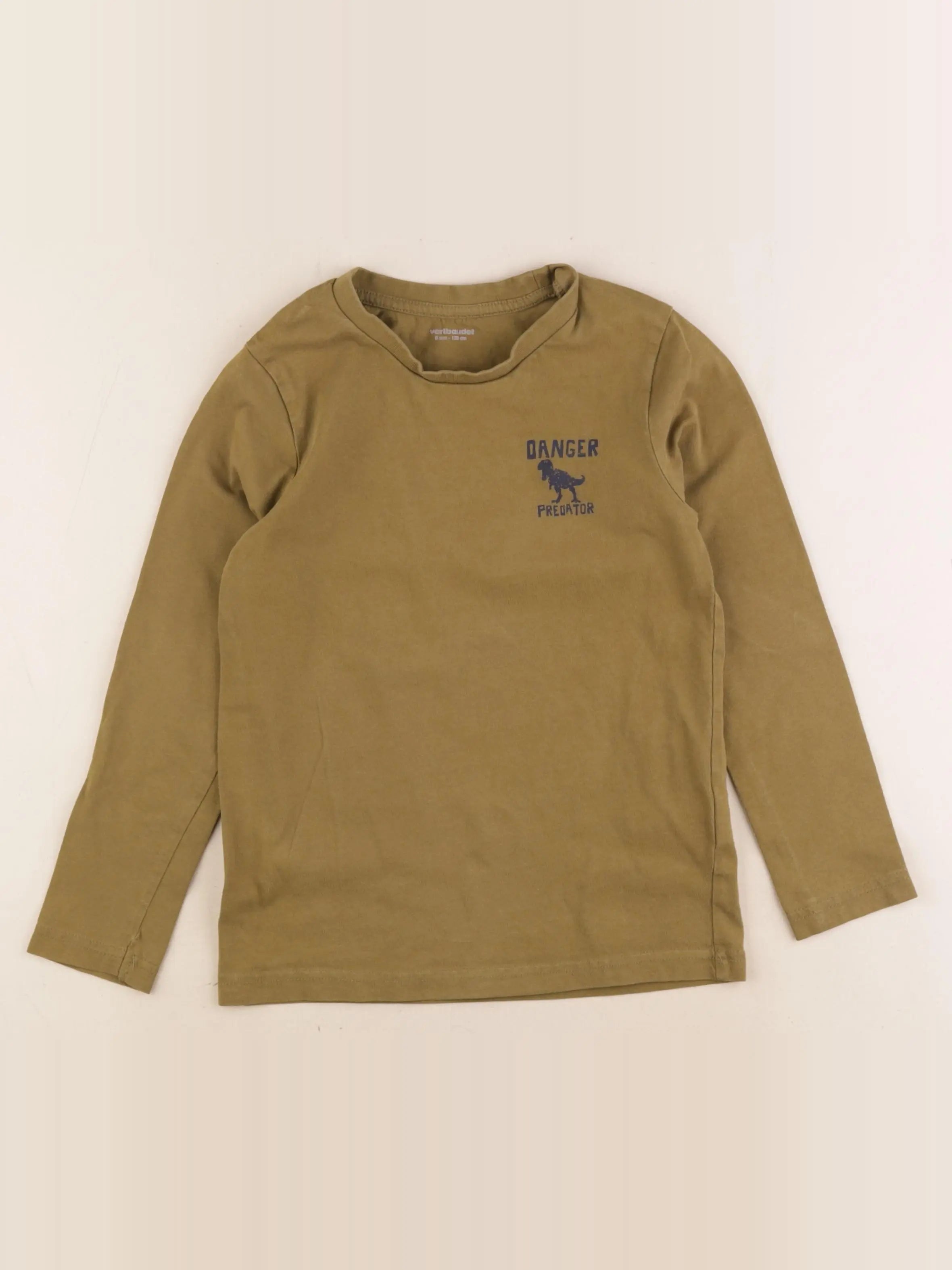 Vertbaudet - tee-shirt vert - 8 ans