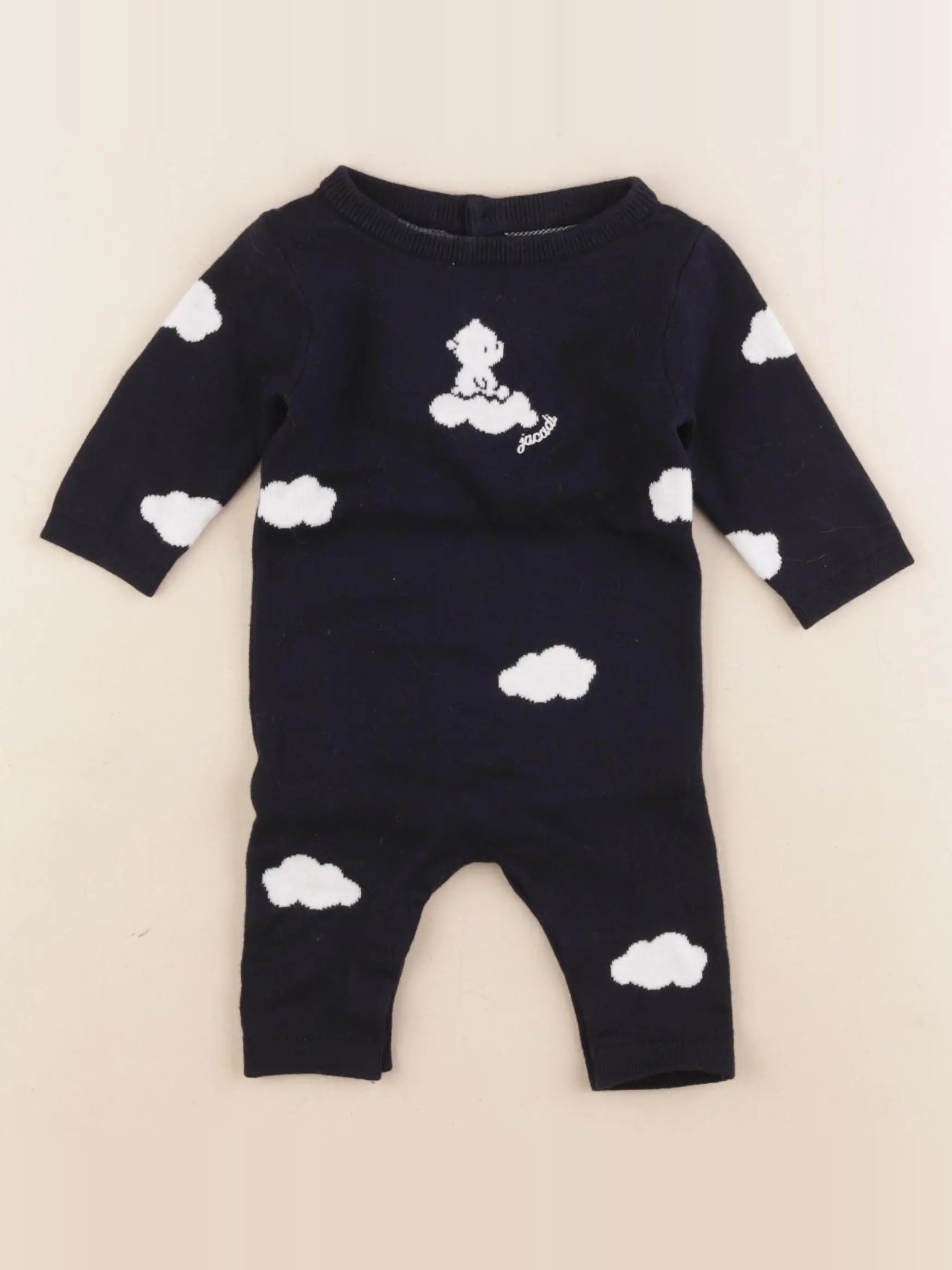 Jacadi - combinaison bleu - 3 mois