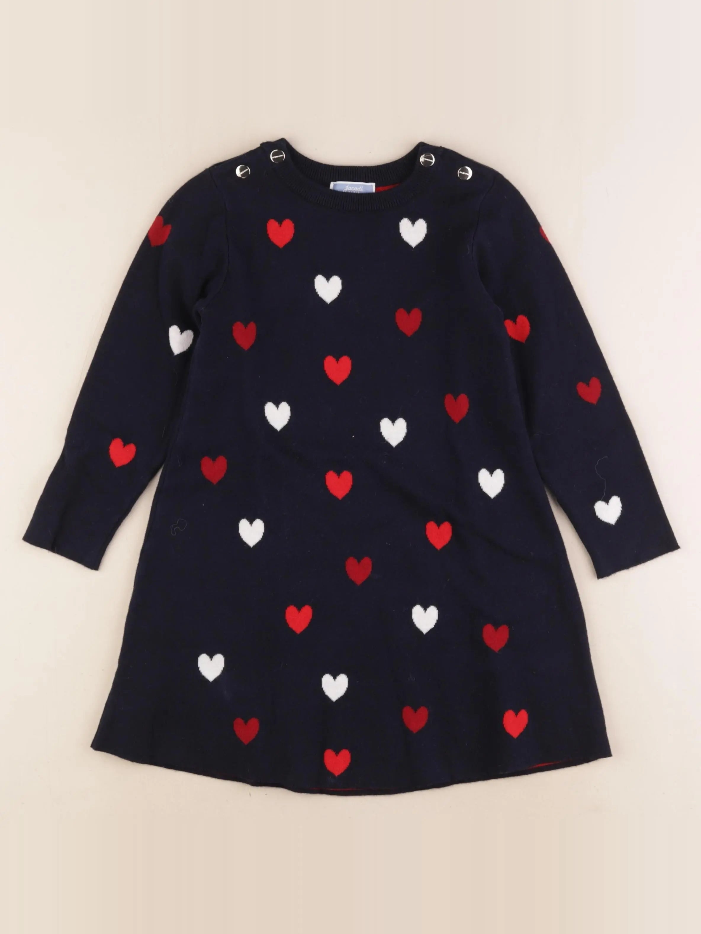 Jacadi - robe bleu, rouge - 4 ans