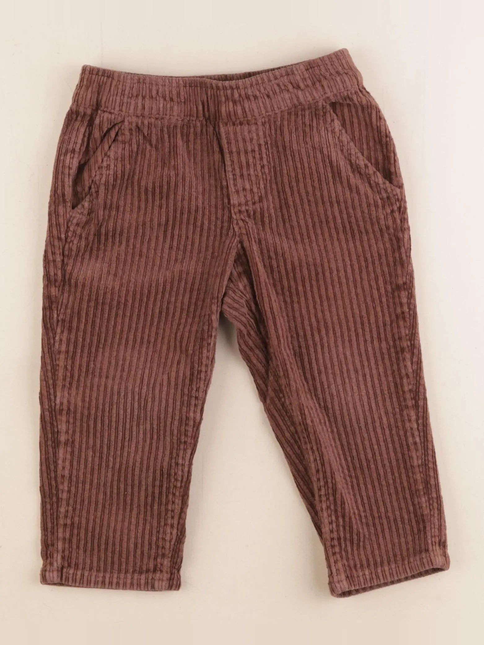 Vertbaudet - pantalon marron - 2 ans